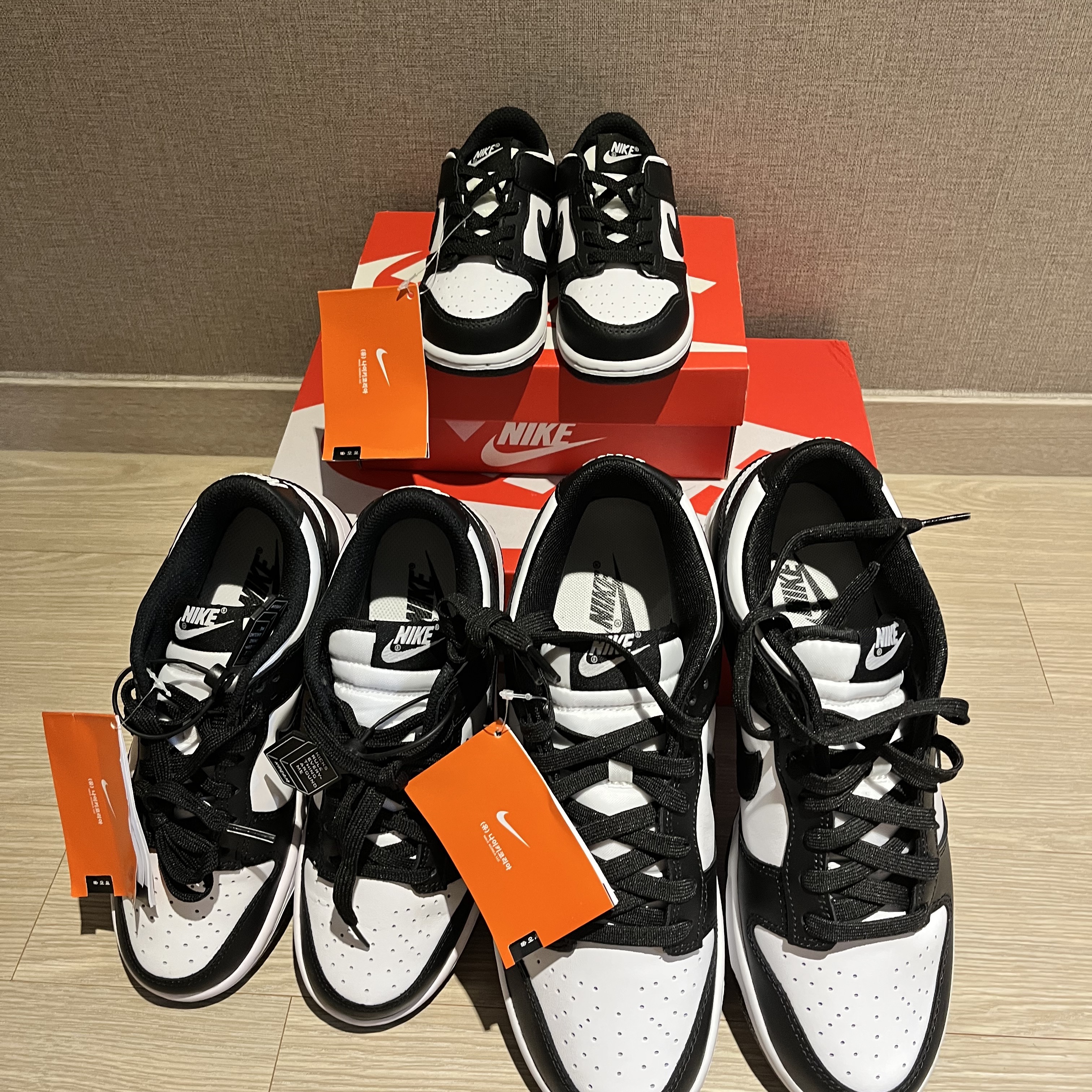 (W) Nike Dunk Low Black, (TD) Nike Dunk Low Black 착용 스타일