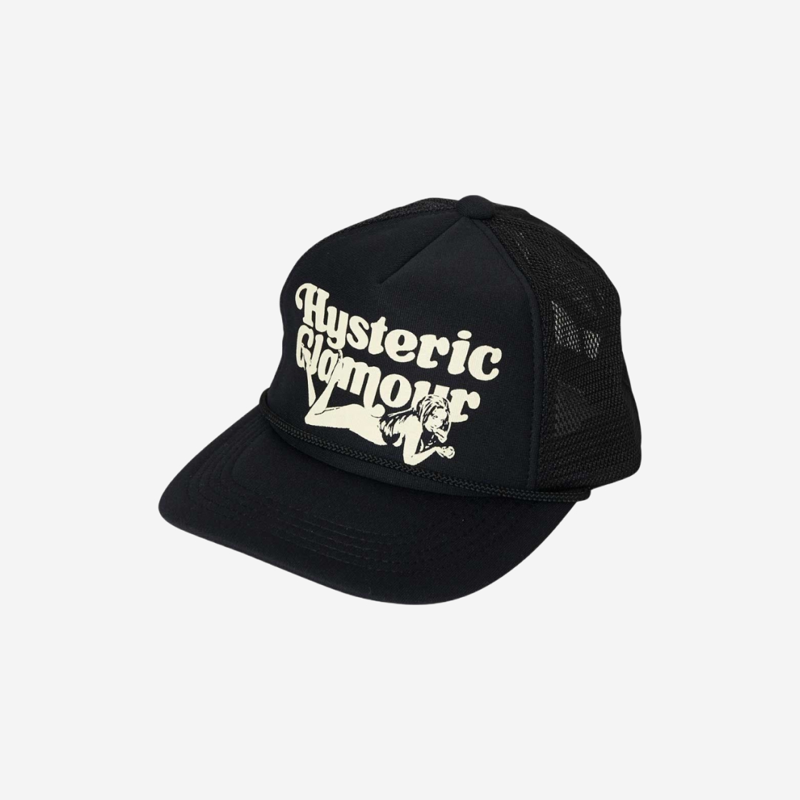 히스테릭 글래머 라이 다운 걸 메쉬 캡 블랙 | Hysteric Glamour | KREAM