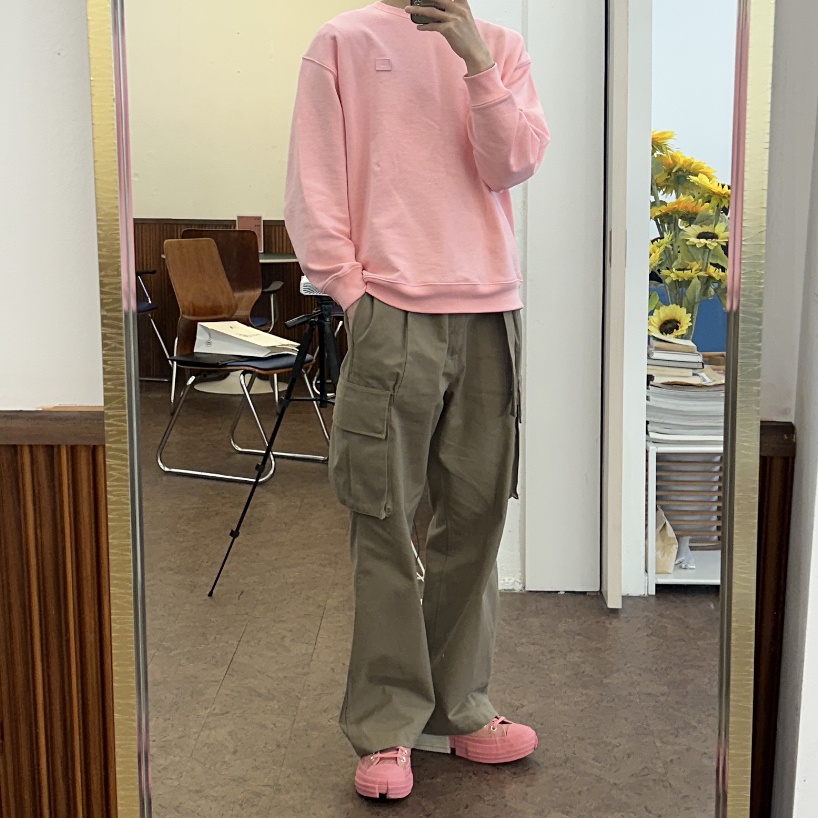 Converse x Feng Chen Wang Chuck 70 2-in-1 Quartz Pink 착용 스타일