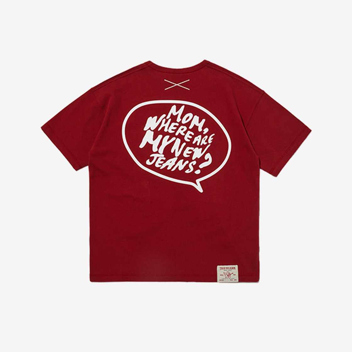 트루릴리젼 버블 티셔츠 버건디(True Religion Bubble T-Shirt Burgundy)