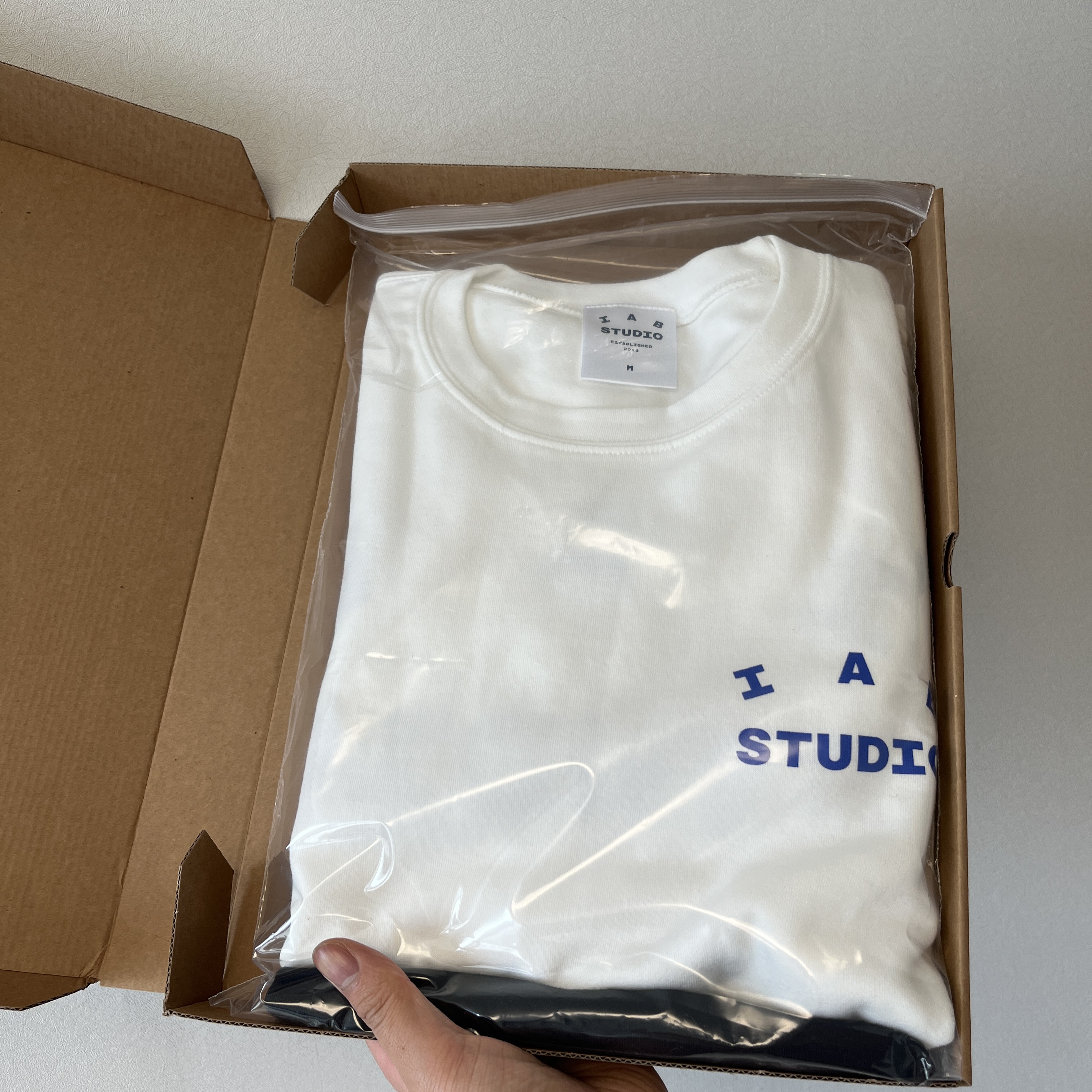 IAB Studio 10th Anniversary T-Shirts Pack White & Black (2 Pack) 착용 스타일 - 2