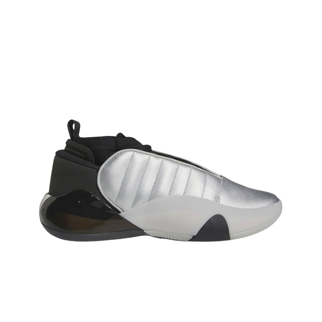 아디다스 하든 Vol. 7 실버 메탈릭 코어 블랙(Adidas Harden Vol. 7 Silver Metallic Core Black)
