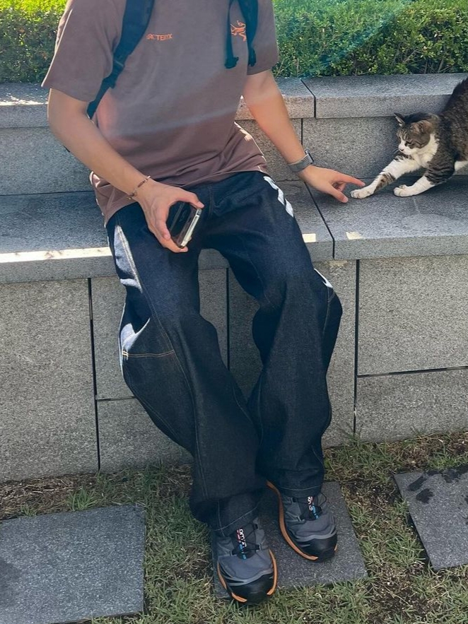 Helixclothing Missile Pants Rmx Indigo Blue 착용 스타일