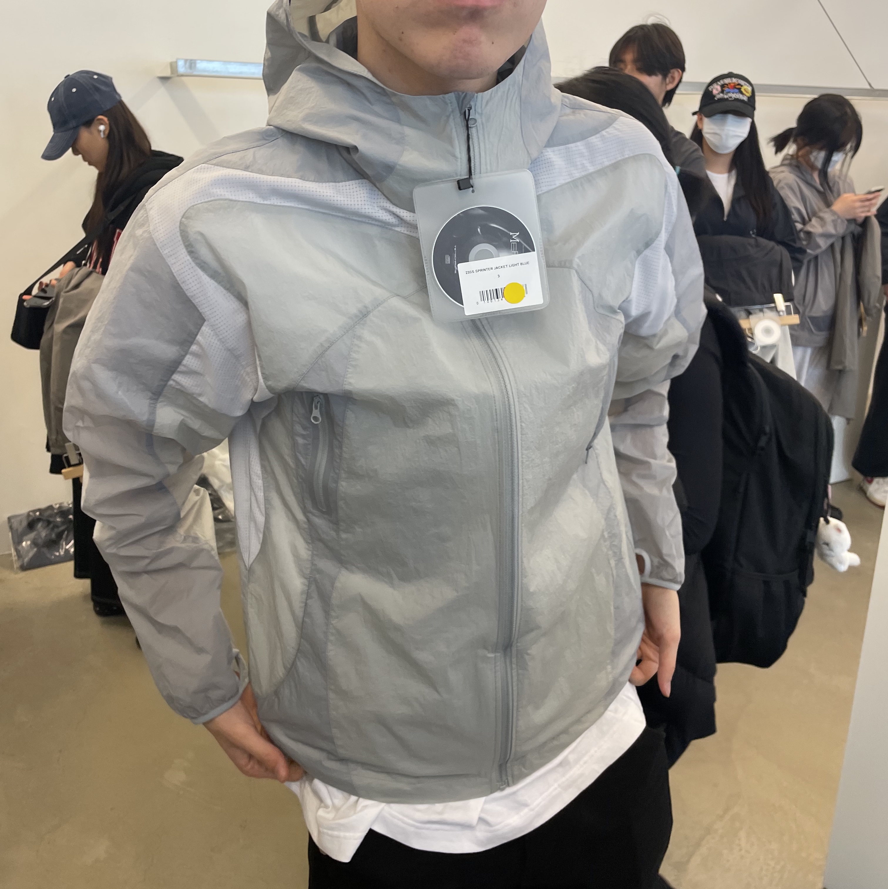 Sansan Gear Sprinter Jacket Light Blue - 23SS 착용 스타일 - 1