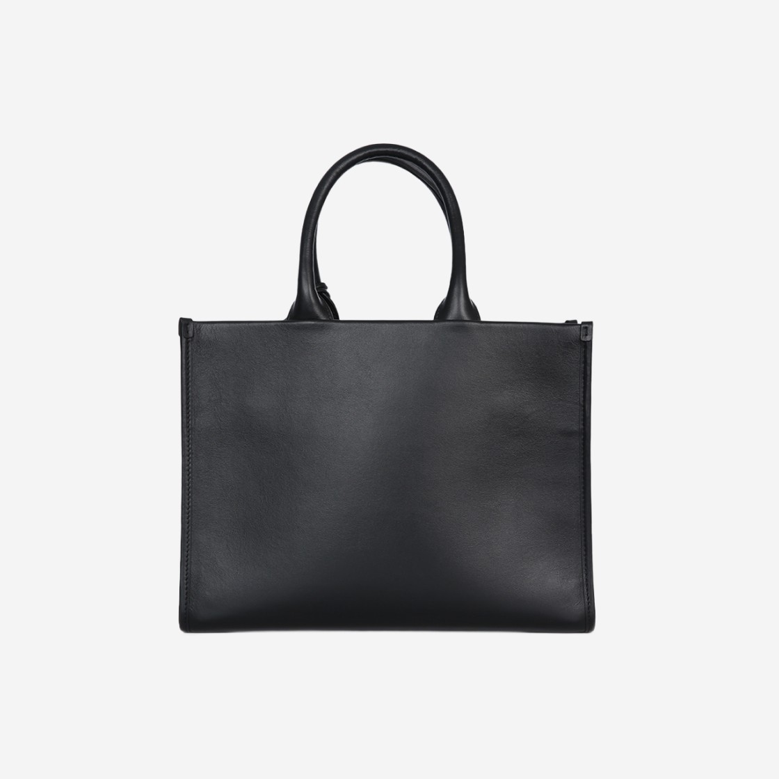 Prada Leather Embossed Logo Tote Bag Black 상세 이미지 3