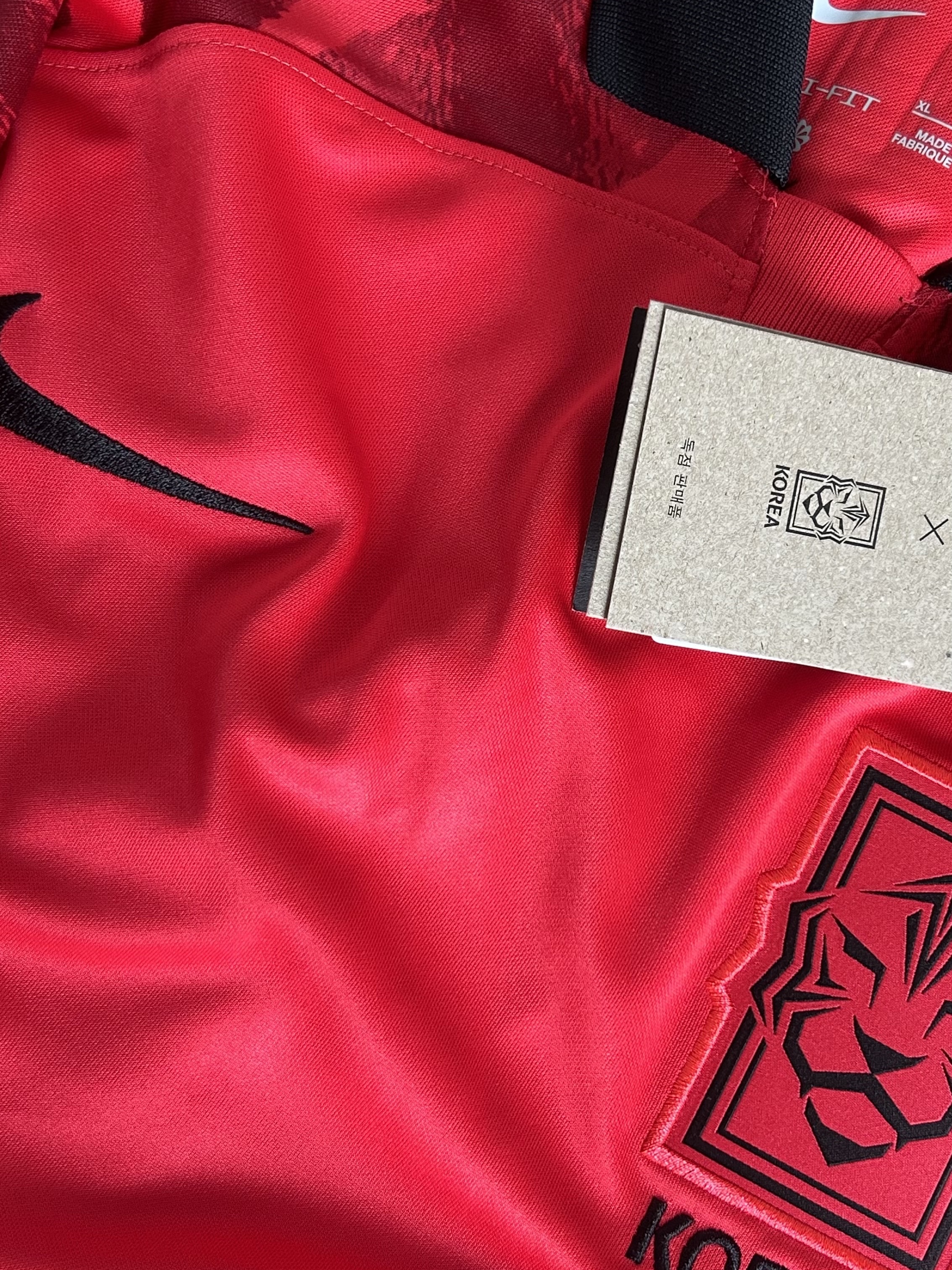 Nike Korea Dri-Fit Stadium Home SS Jersey Global Red - Asia (Non Marking Ver.) 착용 스타일
