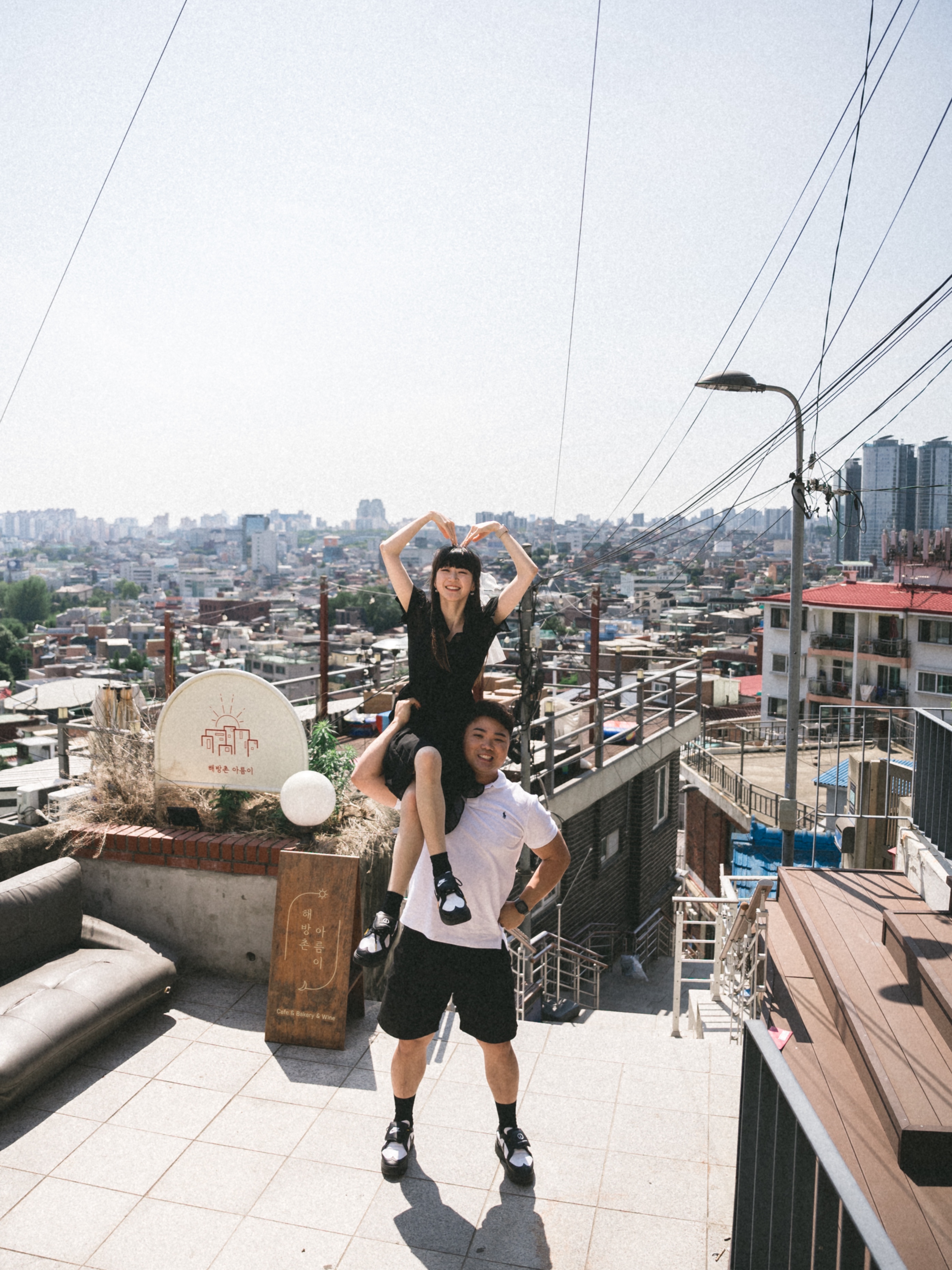 Nike x Peaceminusone Kwondo1 Black and White 착용 스타일 - 5