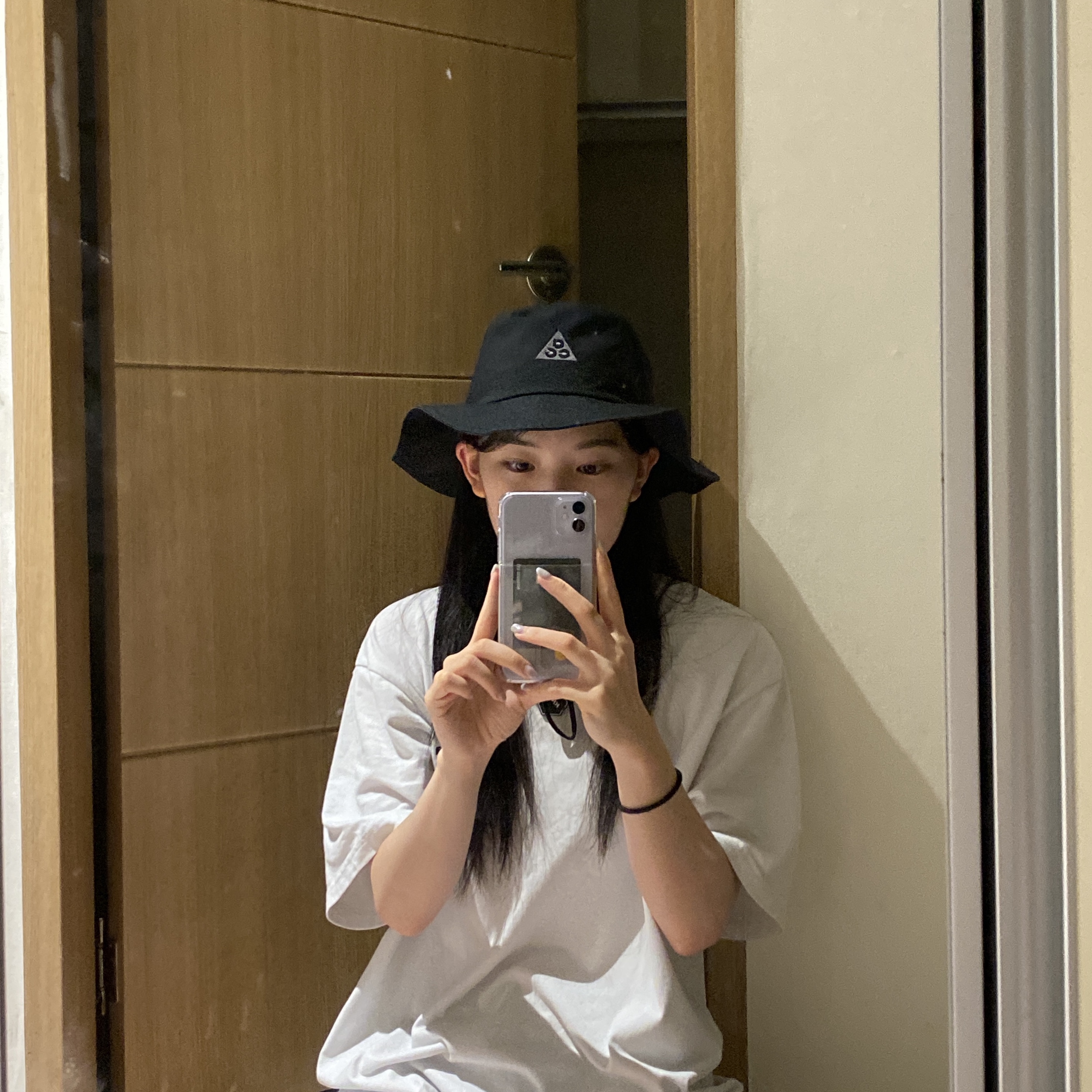 Nike NRG ACG Bucket Black 착용 스타일