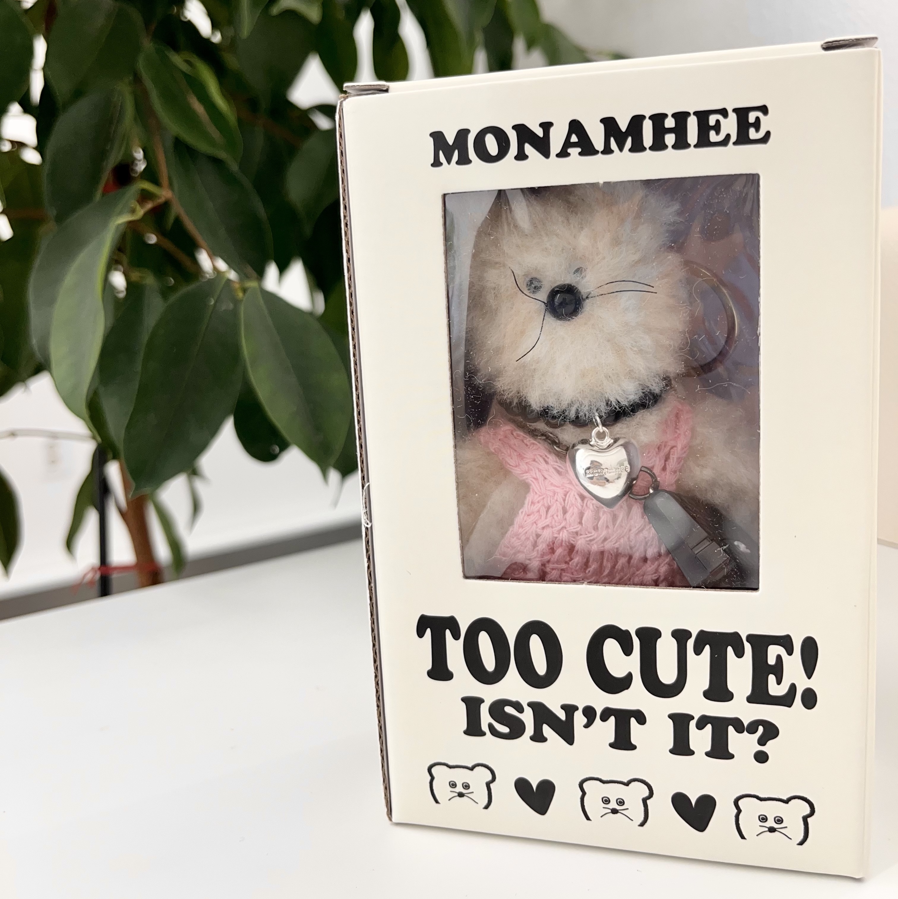 [KREAM 단독] Monamhee Creami Keyring Cream 착용 스타일