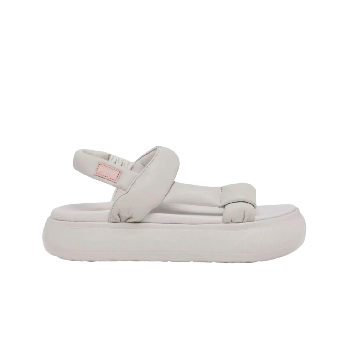 383379-01 (W) Puma Suede Mayu Summer Sandal Nimbus Cloud Chalk Pink