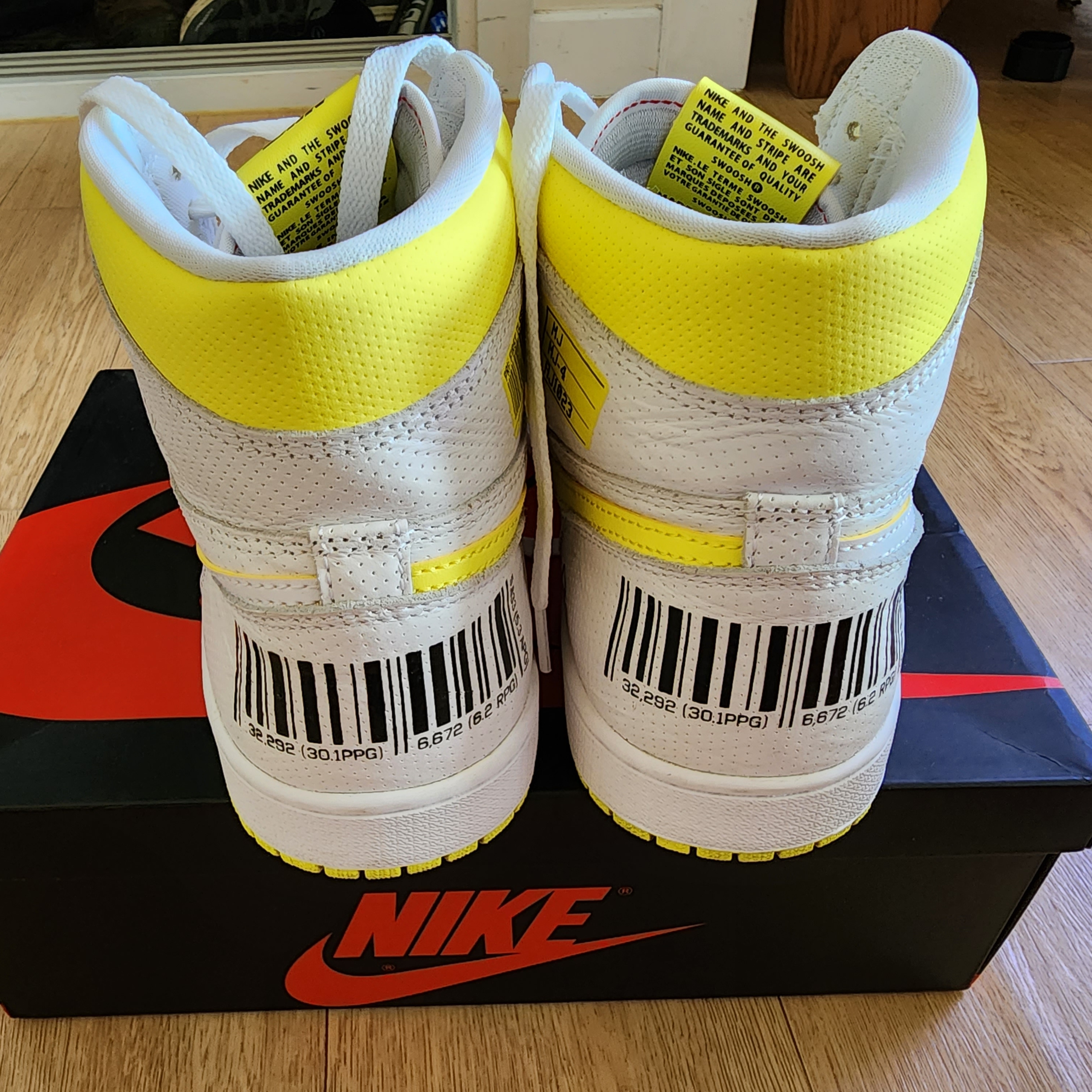 Jordan 1 Retro High OG First Class Flight 착용 스타일 - 4