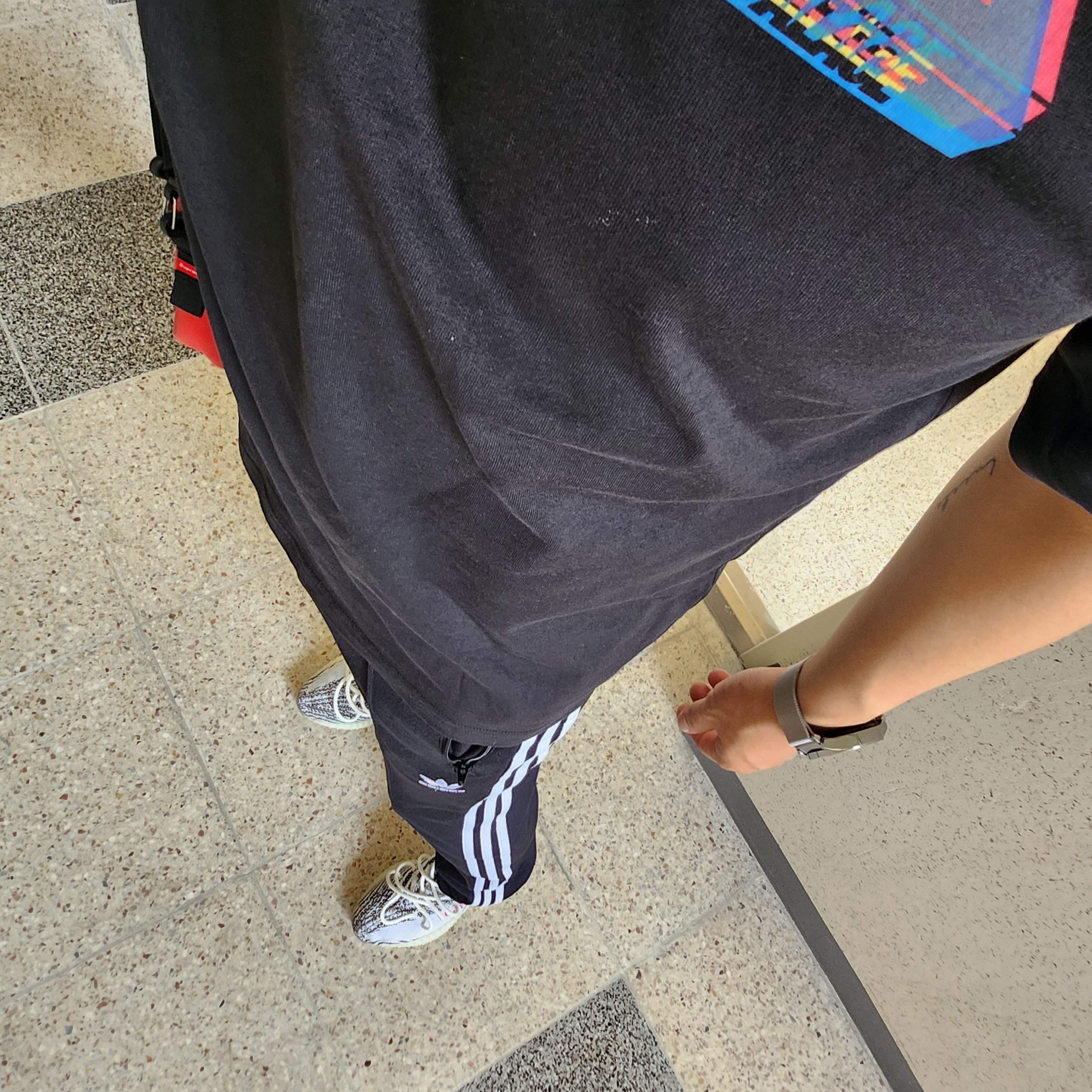 Palace Tri-Ferg Colour Blur T-Shirt Black - 20FW, Adidas Yeezy Boost 350 V2 Zebra 2017/2019/2020 착용 스타일