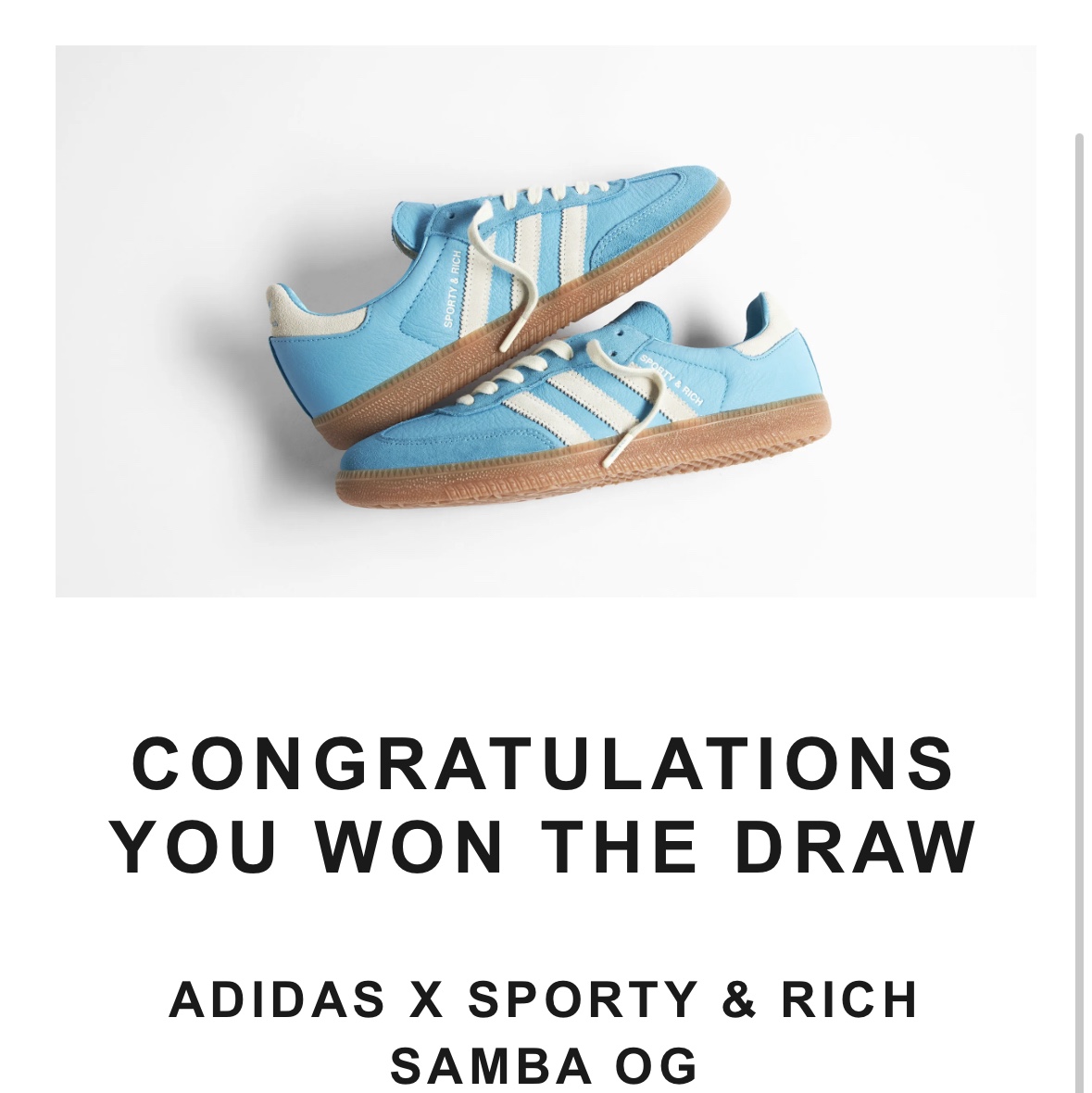 Adidas x Sporty & Rich Samba Blue Rush Cream White 착용 스타일