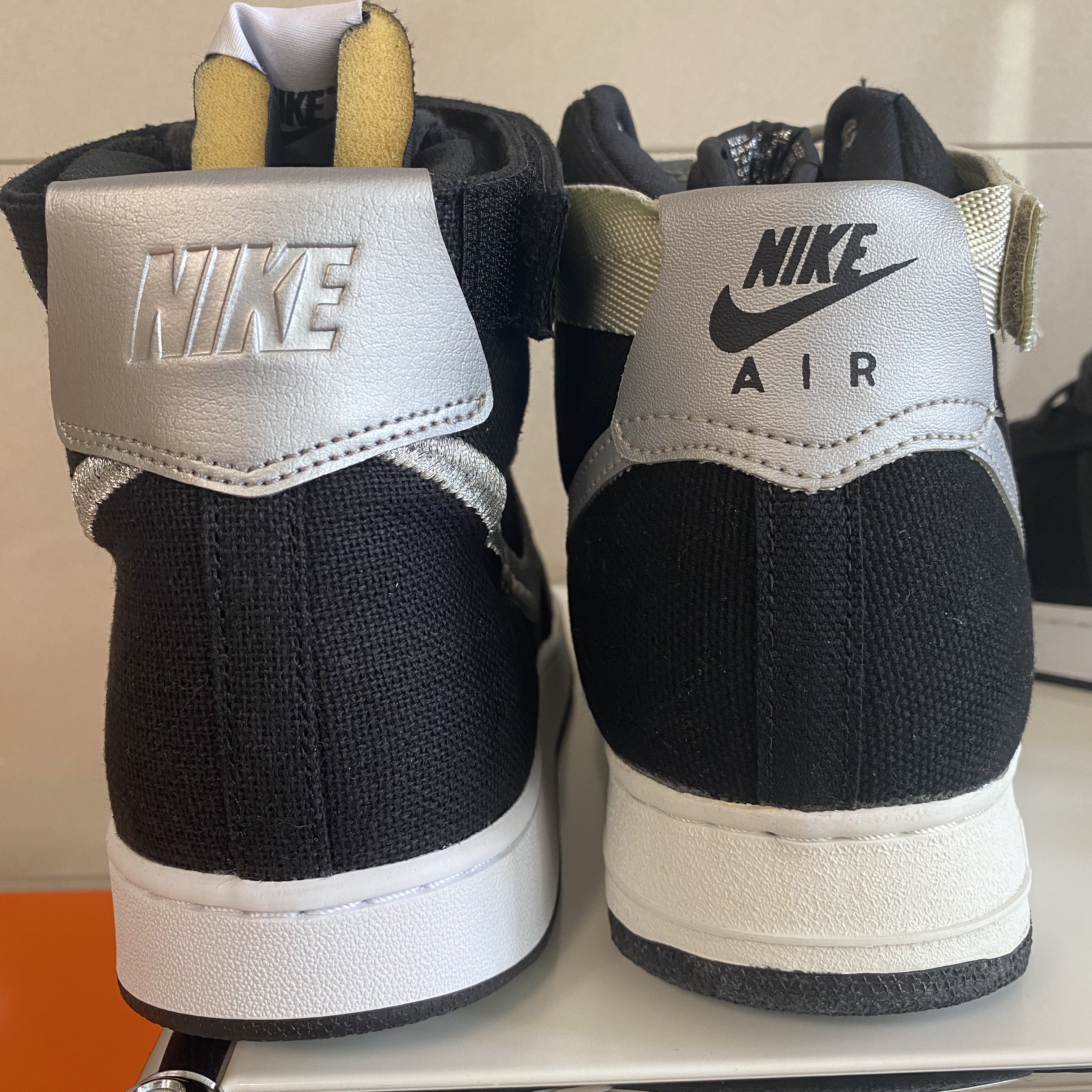 Nike x Stussy Vandal High Black 착용 스타일 - 4