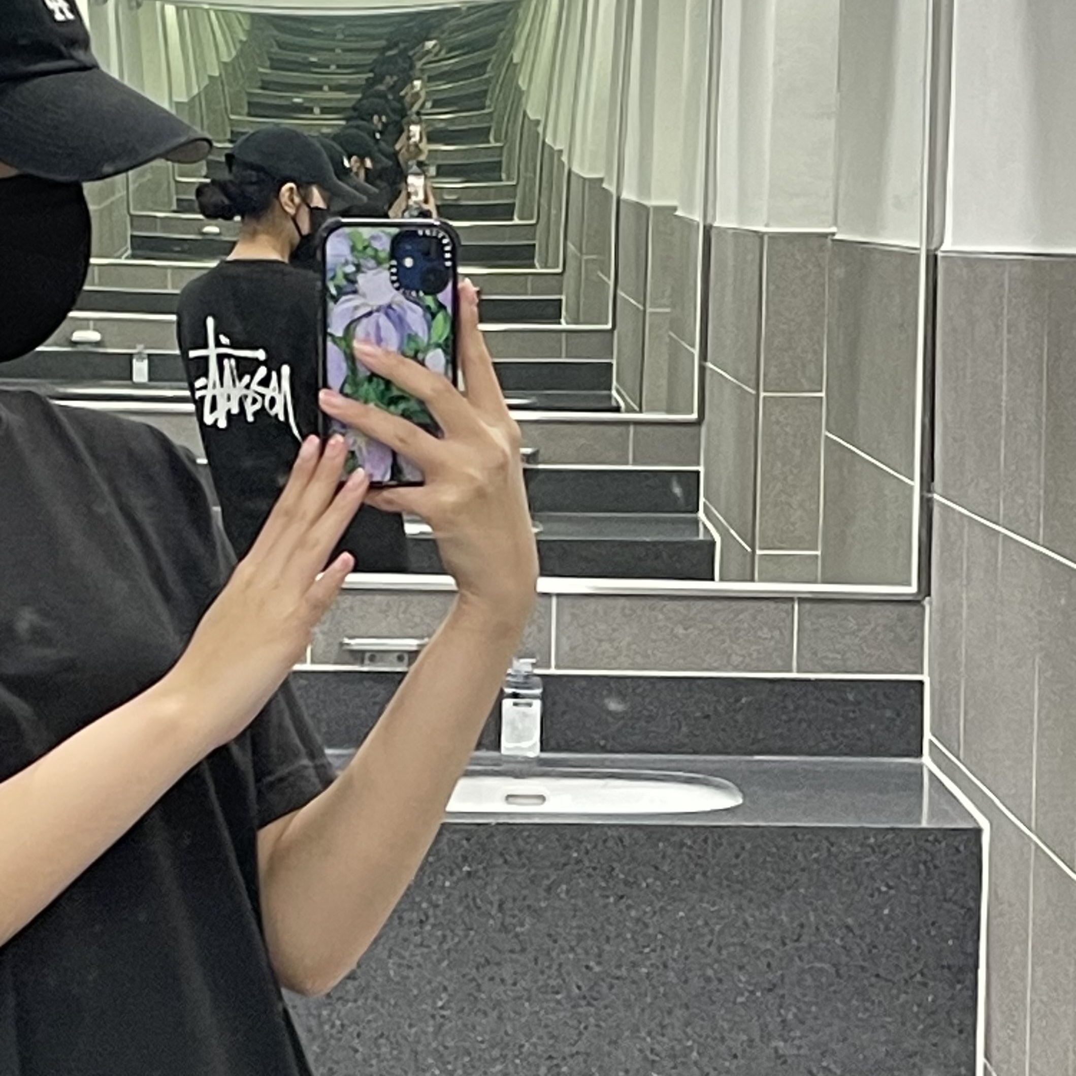 Stussy Basic Stussy Pigment Dyed T-Shirt Black 2022 착용 스타일