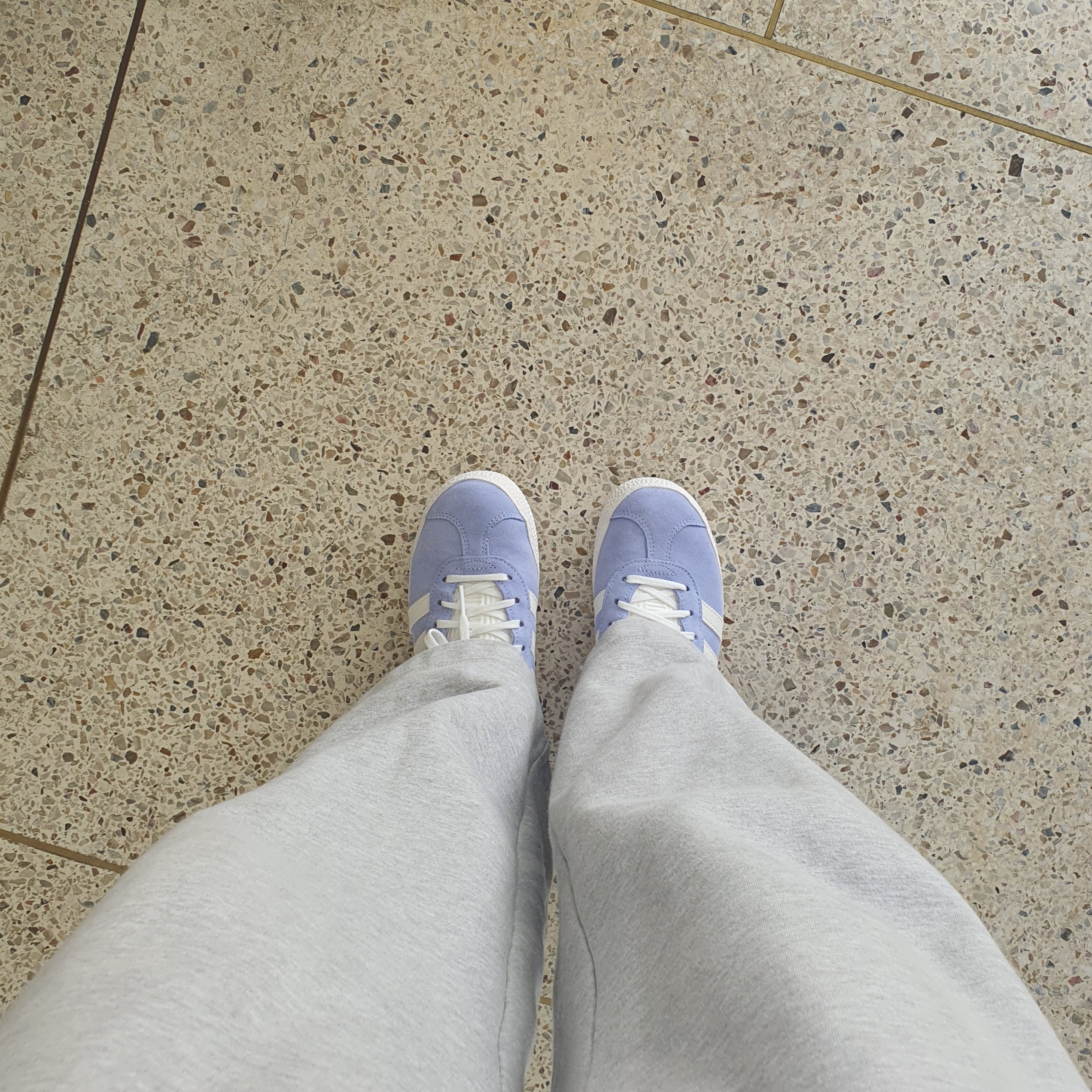 (J) Adidas Gazelle Blue Dawn 착용 스타일