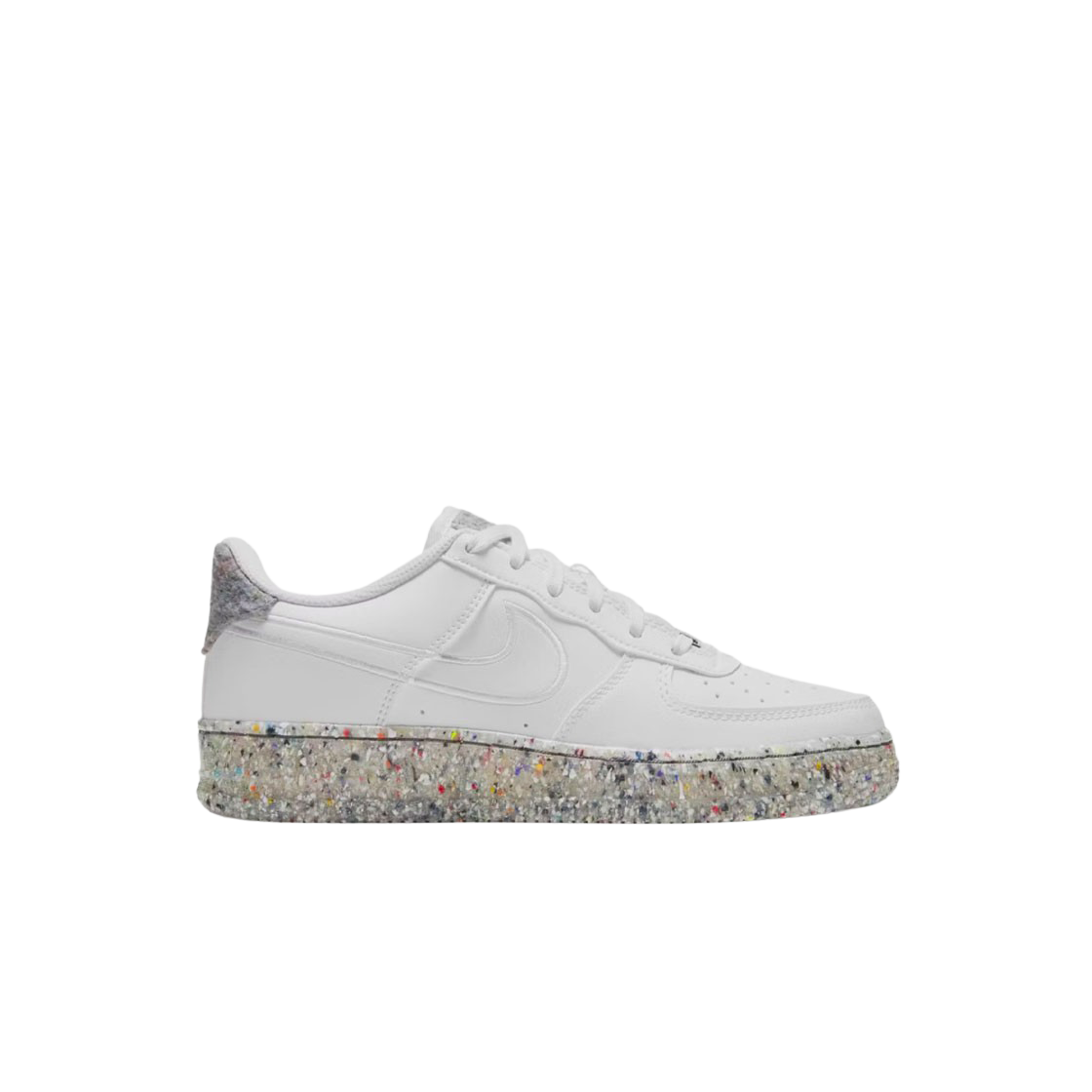 DB2813-100 (GS) Nike Air Force 1 Low Recycled Wool Pack White