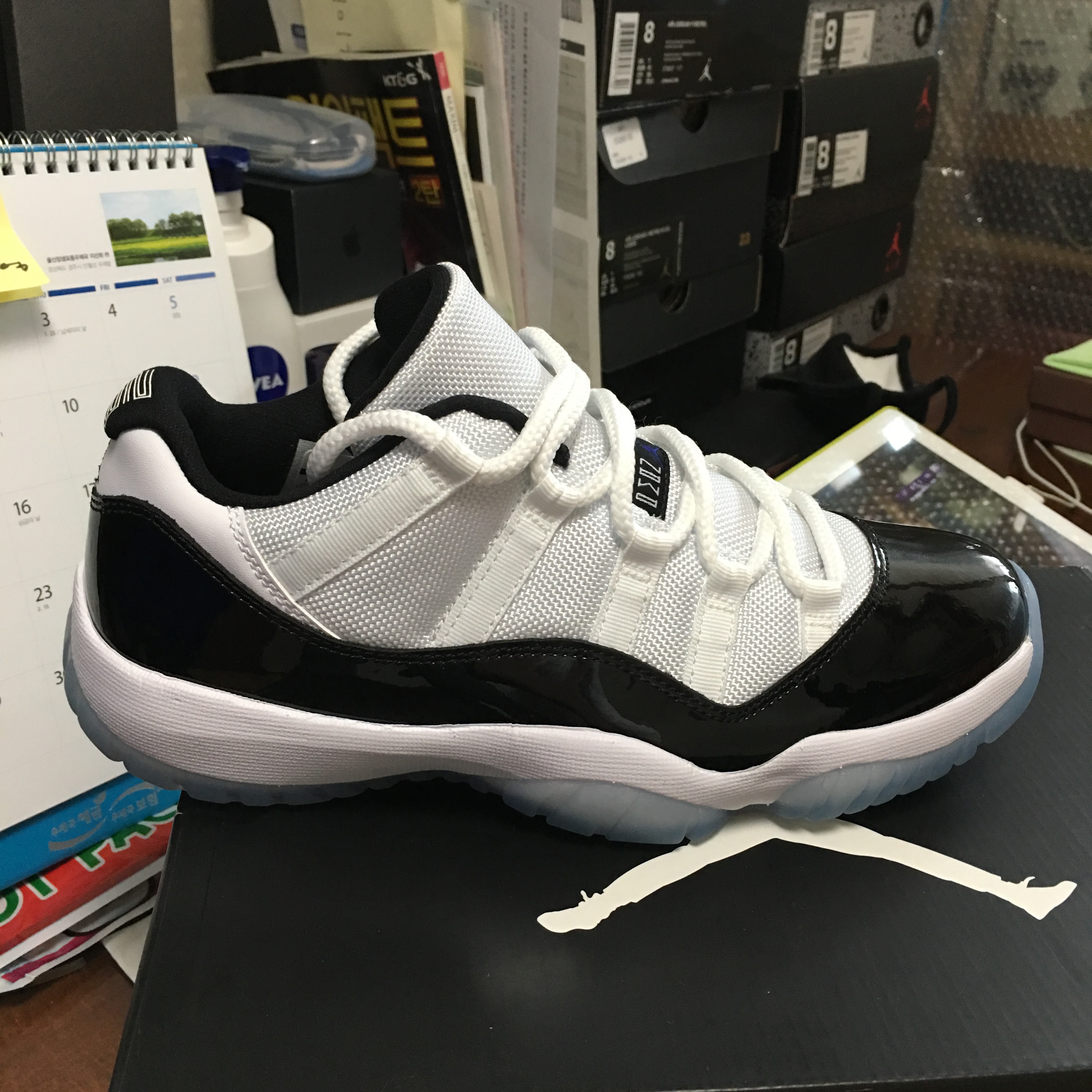Jordan 11 Retro Low Concord 착용 스타일