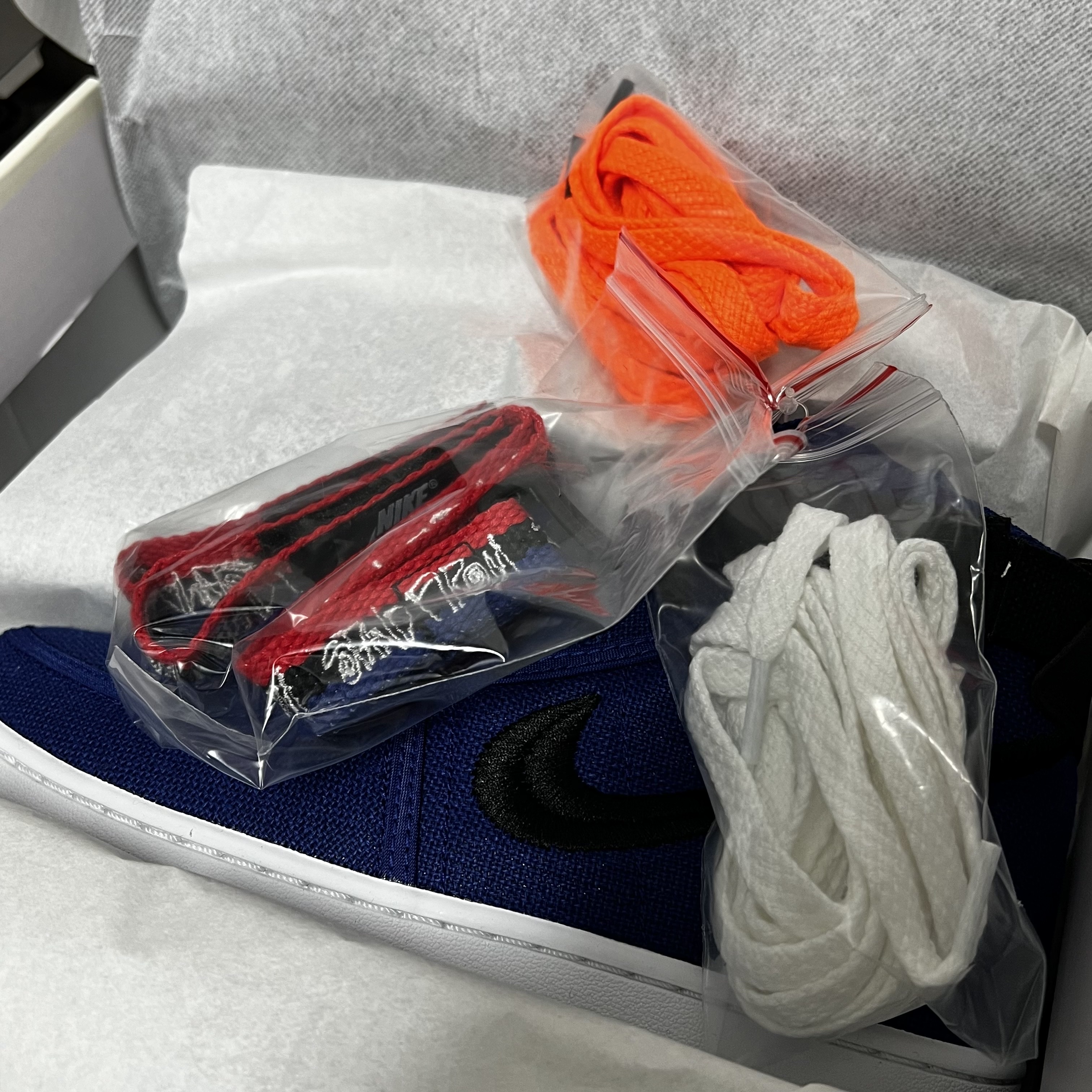 Nike x Stussy Vandal High Deep Royal Blue 착용 스타일 - 2