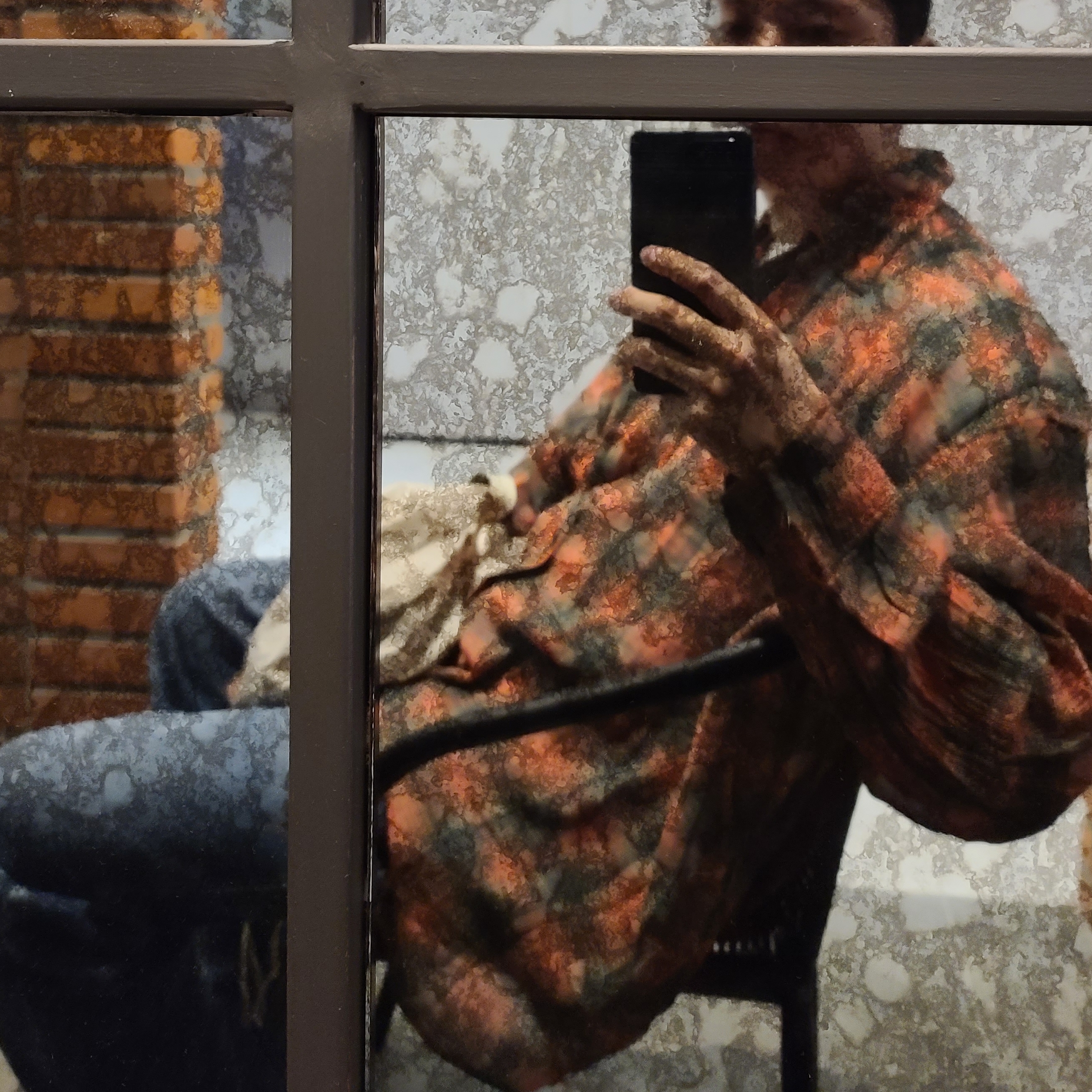 Our Legacy Borrowed Shirt Big Lumbercheck Print 착용 스타일