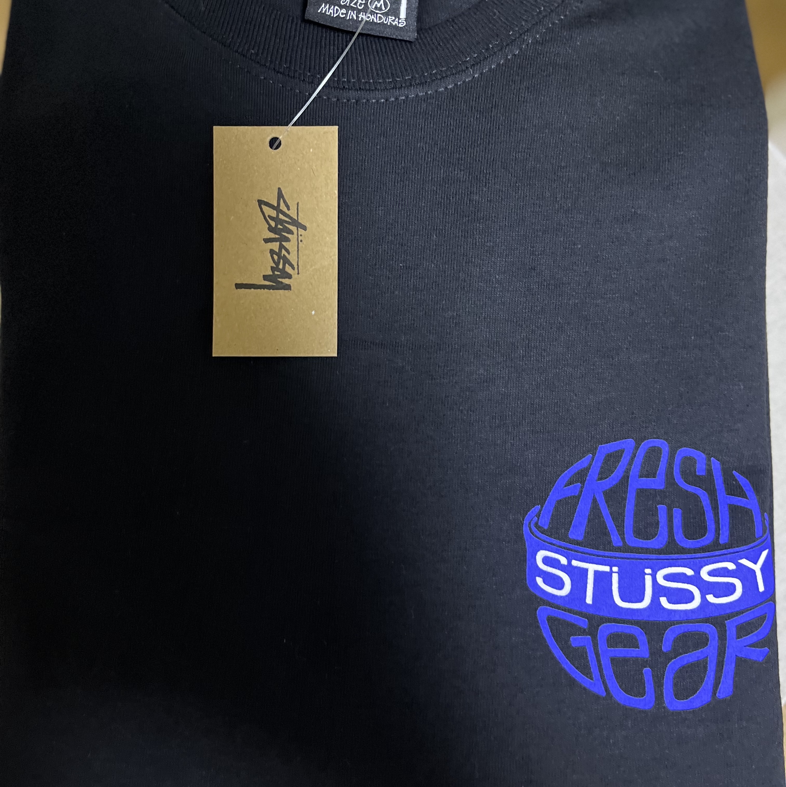 Stussy Fresh Gear T-Shirt Black 착용 스타일