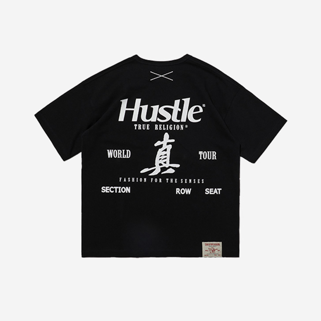 트루릴리젼 허슬 티셔츠 블랙(True Religion Hustle T-Shirt Black)