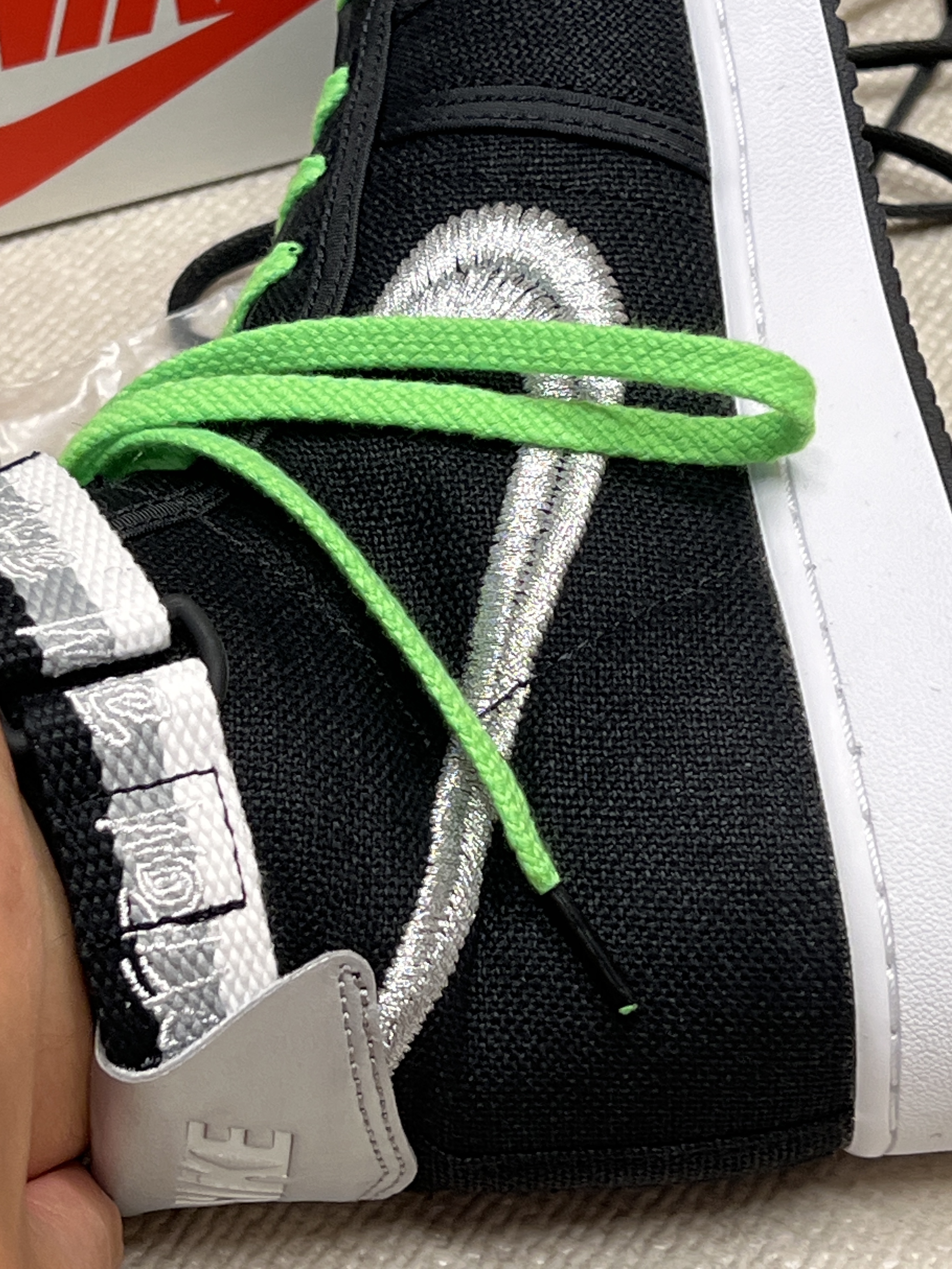 Nike x Stussy Vandal High Black 착용 스타일 - 2