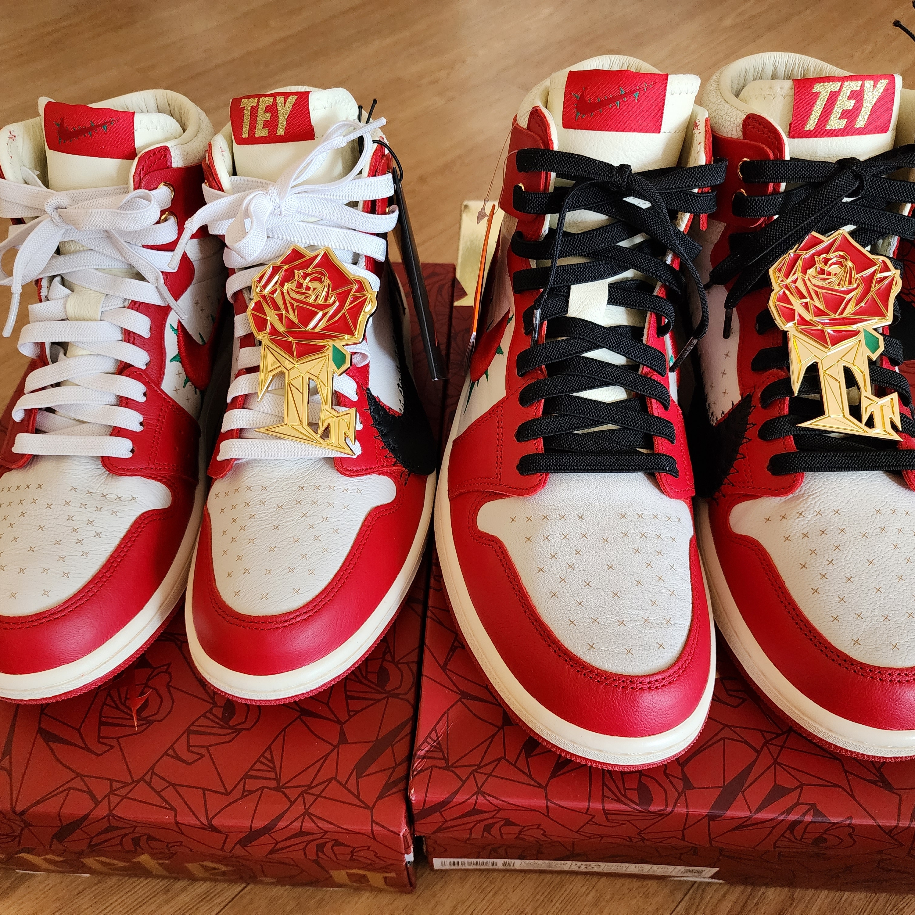 (W) Jordan 1 x Teyana Taylor Zoom CMFT 2 Gym Red 착용 스타일 - 5