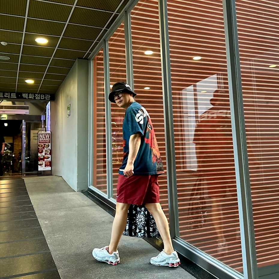 Supreme Ronin S/S Top Multicolor - 23SS, Nike x Supreme Shox Ride 2 SP White 착용 스타일 - 3
