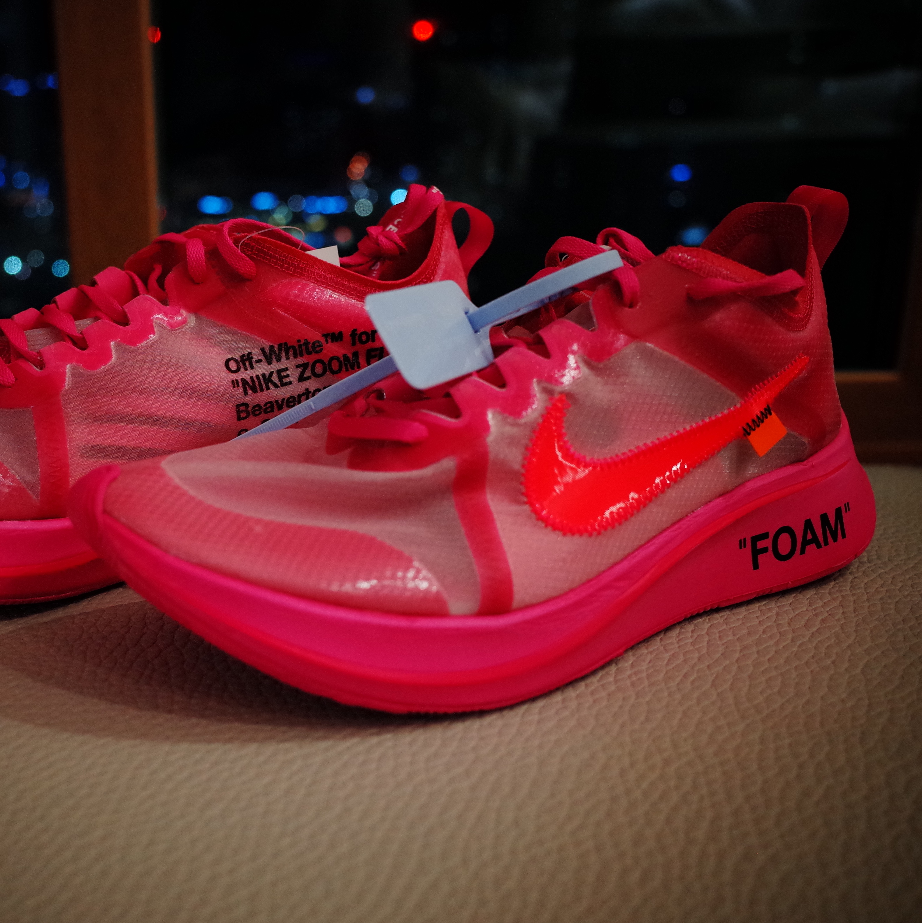 Nike x Off-White Zoom Fly SP Tulip Pink 착용 스타일