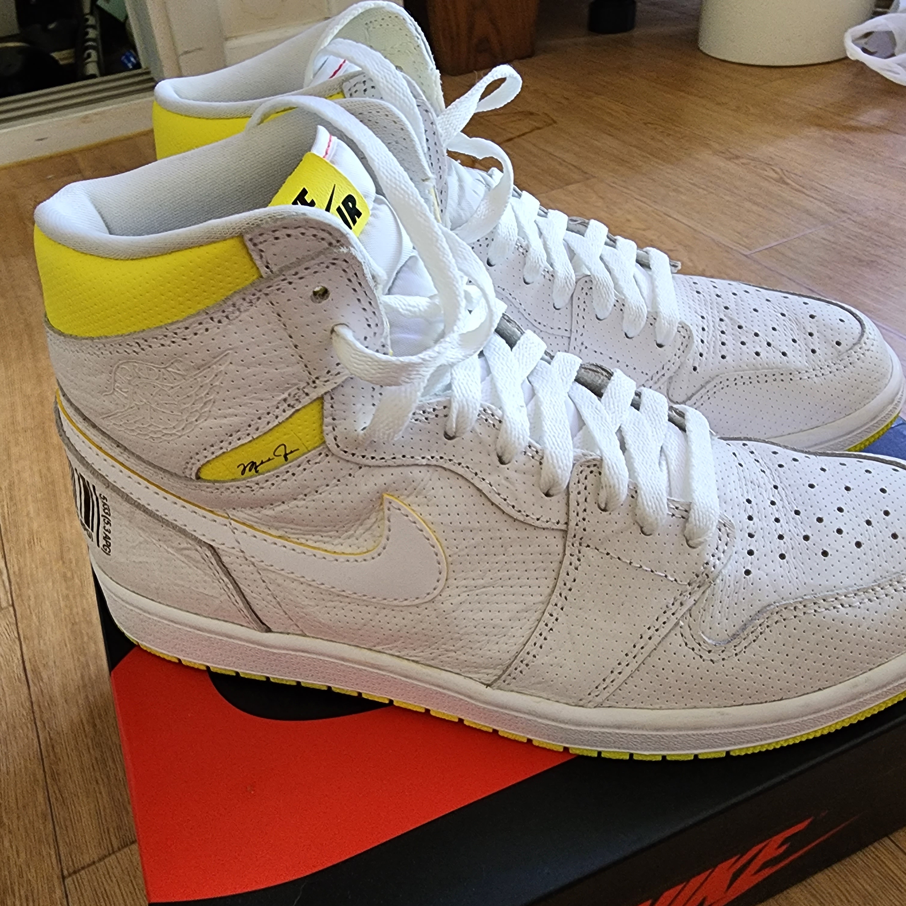 Jordan 1 Retro High OG First Class Flight 착용 스타일 - 2