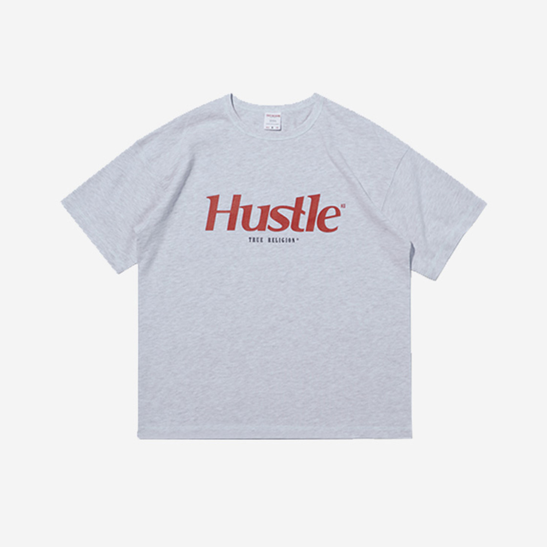 트루릴리젼 허슬 티셔츠 멜란지 그레이(True Religion Hustle T-Shirt Melange Grey) - 2