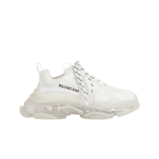 Balenciaga Triple S Sneakers Clear Sole White