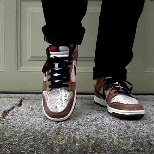 Nike Dunk Low PRM Head to Head 착용 스타일 - 4