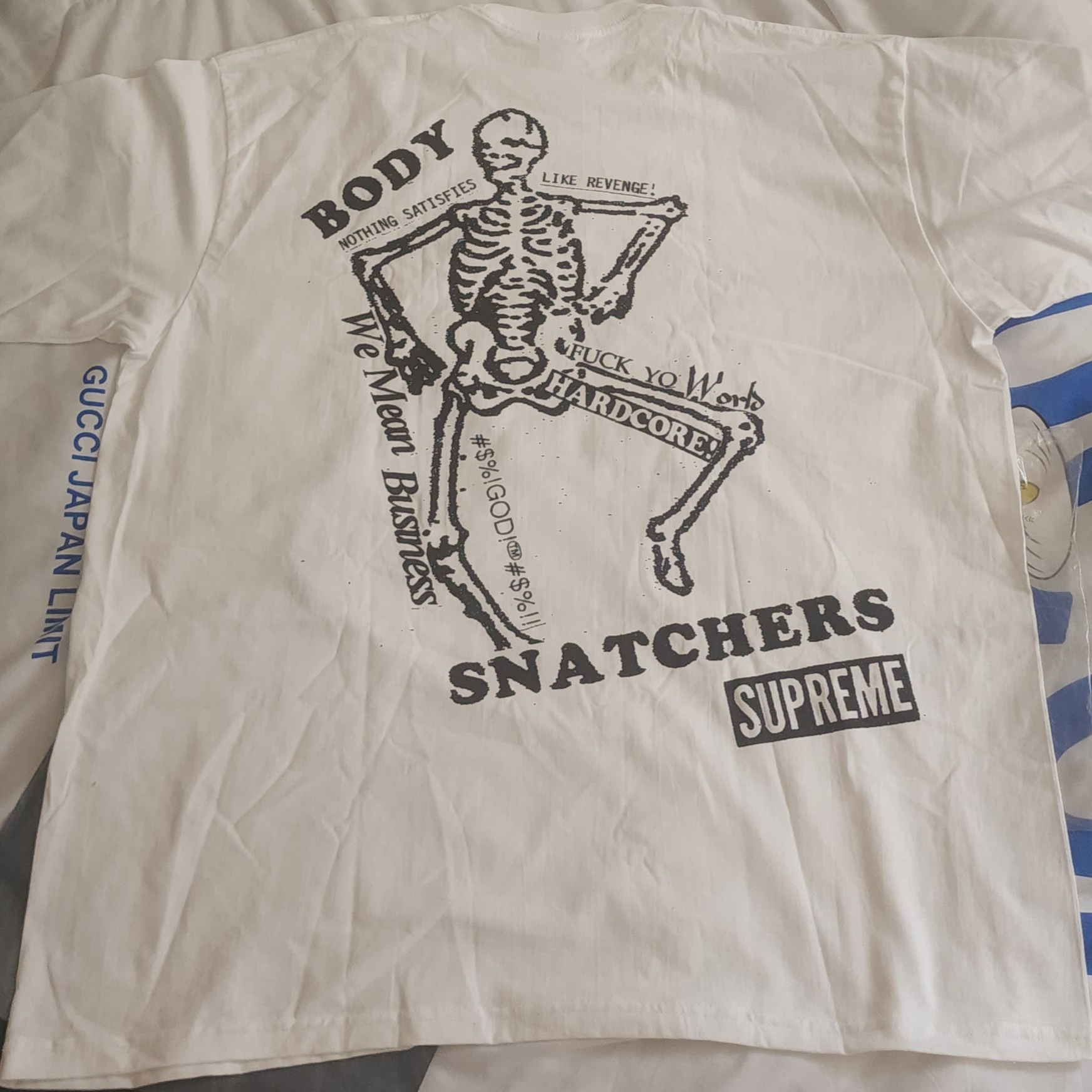 Supreme Body Snatchers T-Shirt White - 23SS 착용 스타일 - 2