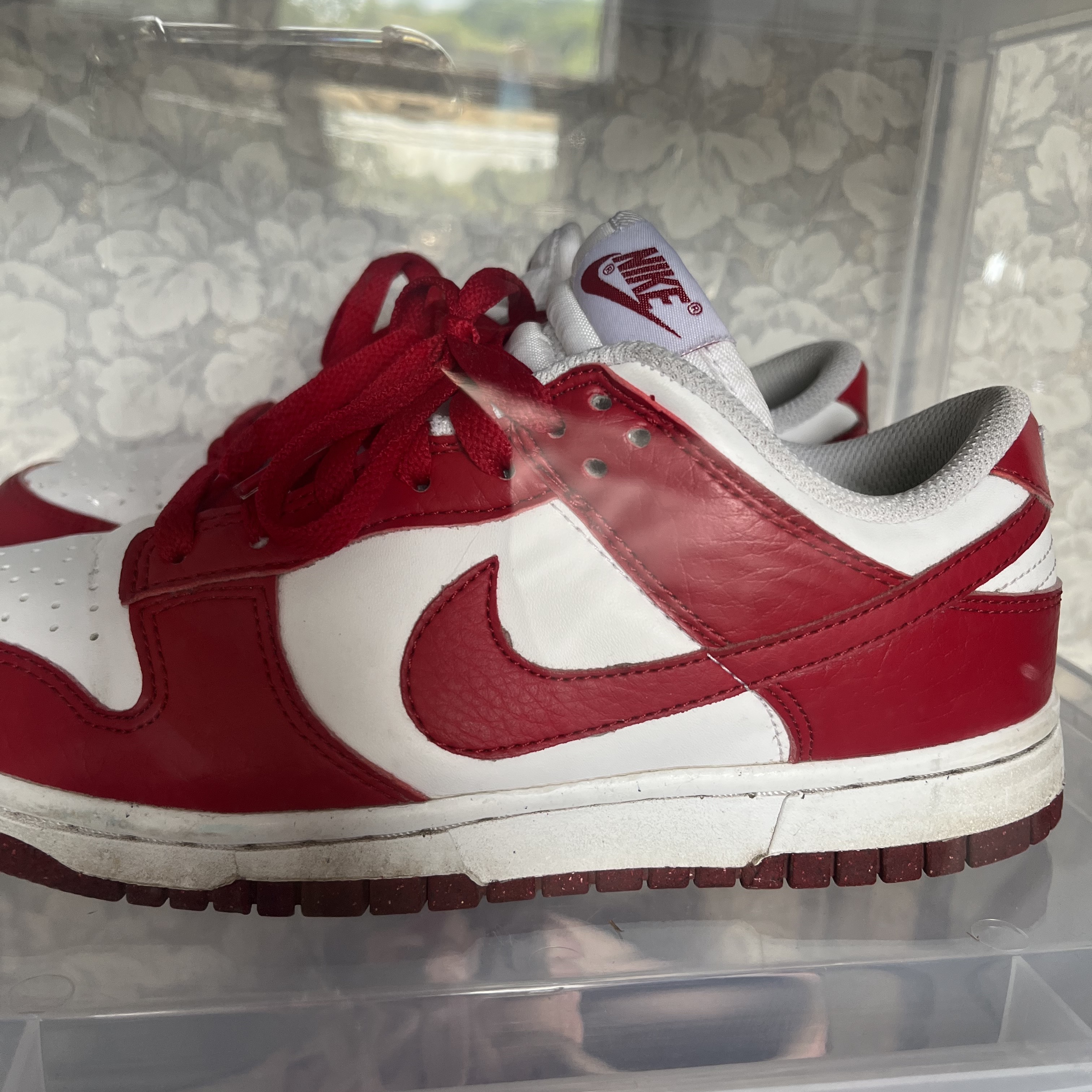 (W) Nike Dunk Low Next Nature Gym Red 착용 스타일