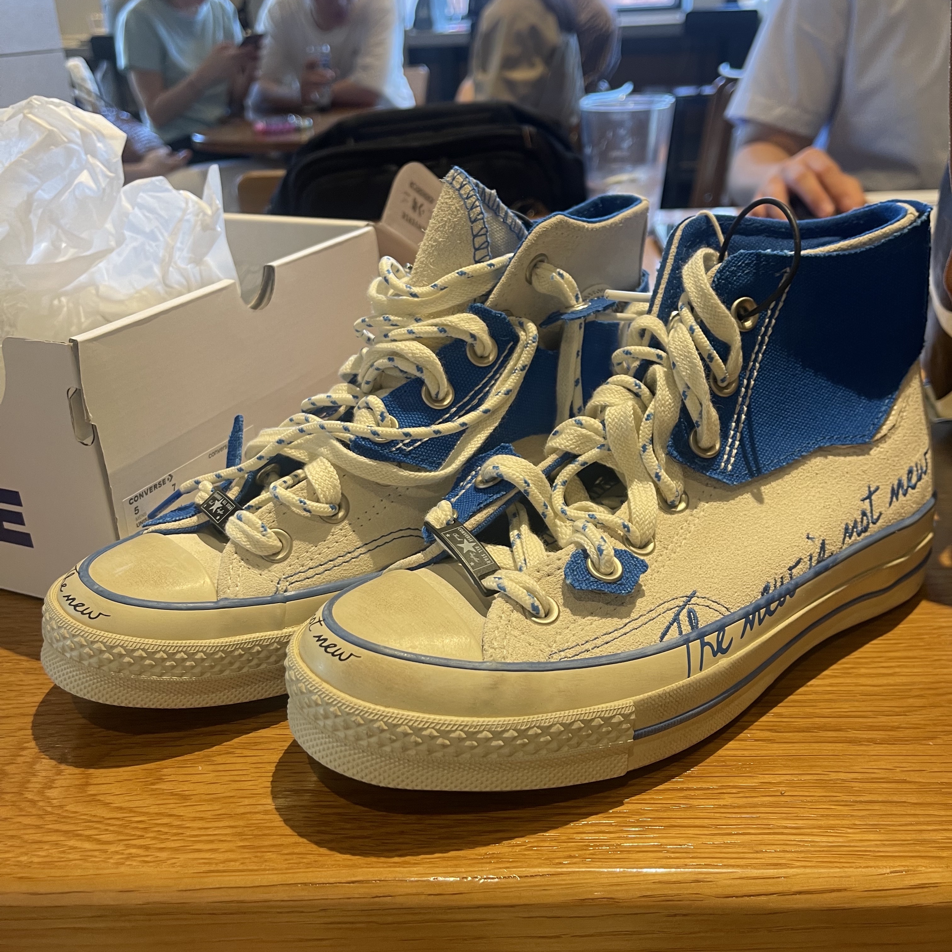Converse x Ader Error Chuck 70 High White 착용 스타일