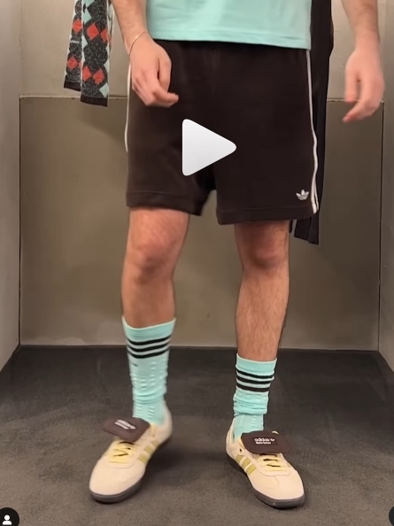 Adidas x Wales Bonner Towel Shorts Dark Brown - KR Sizing 착용 스타일 - 3