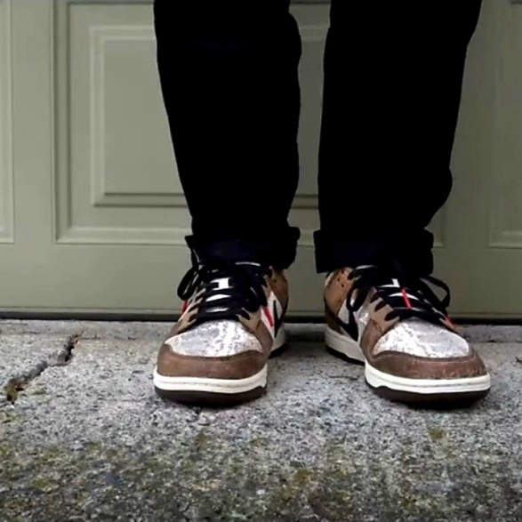 Nike Dunk Low PRM Head to Head 착용 스타일 - 3
