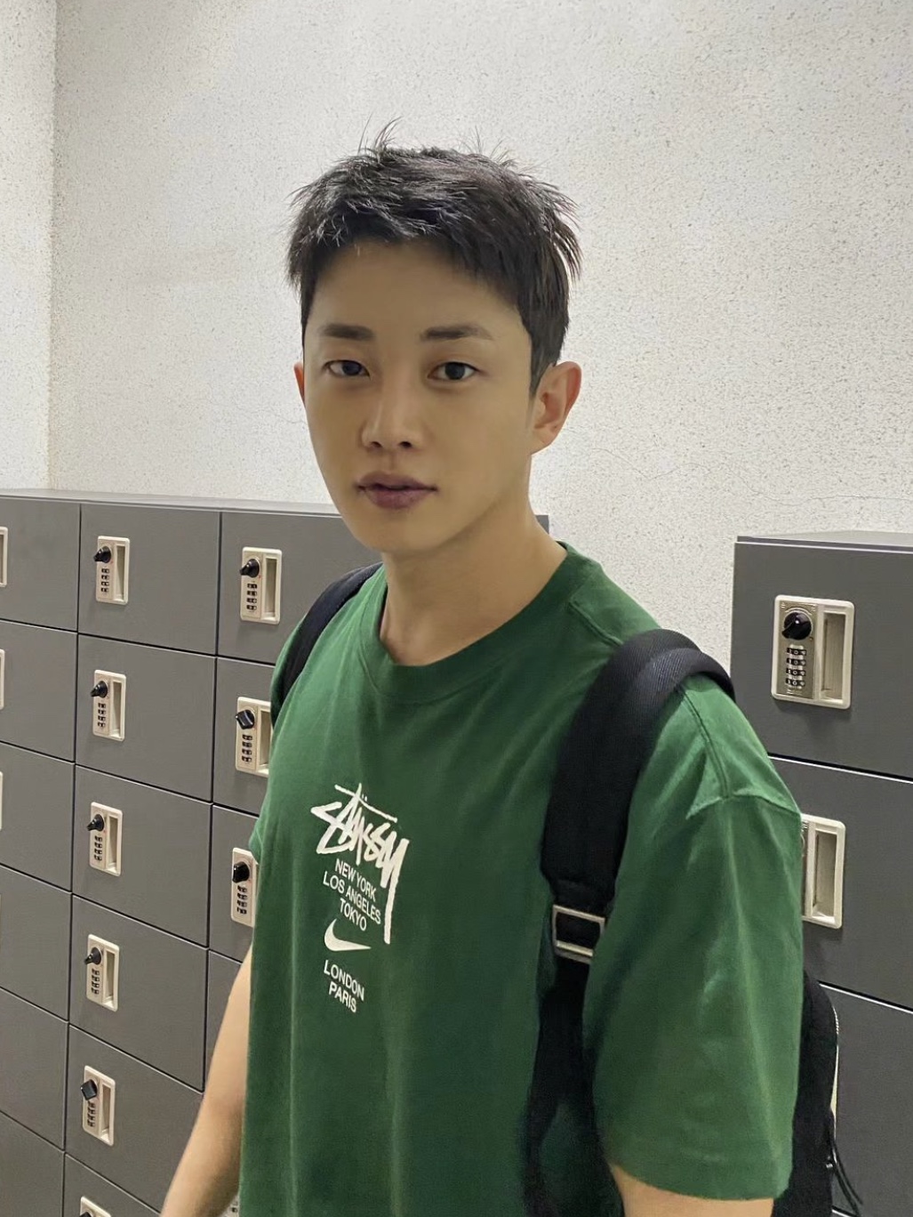 Nike x Stussy WT T-Shirt Green - Asia 착용 스타일