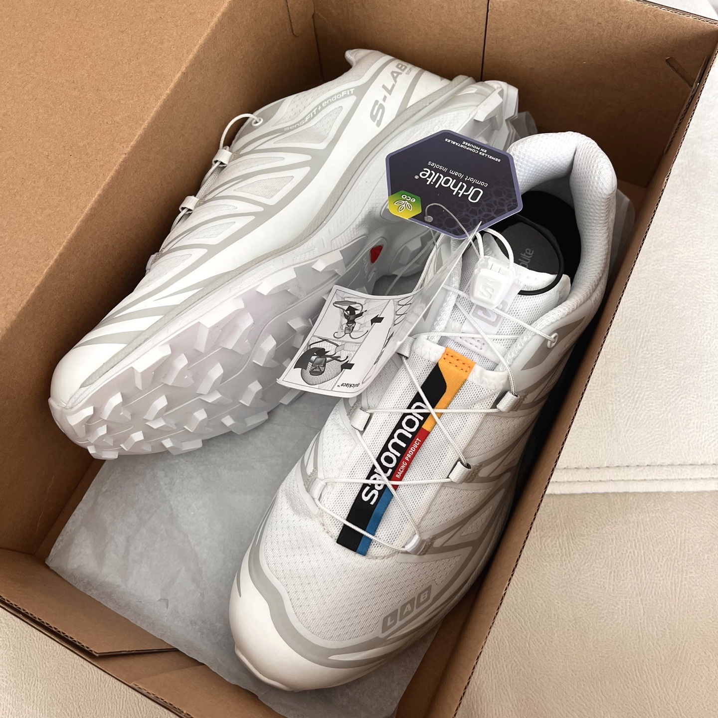 Salomon XT-6 ADV White 착용 스타일 - 3