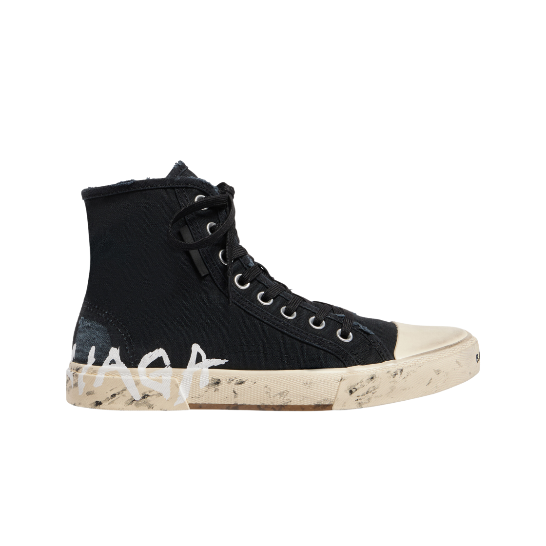 발렌시아가 파리 하이탑 그래피티 스니커즈 블랙(Balenciaga Paris High Top Graffiti Sneakers Black) - 1
