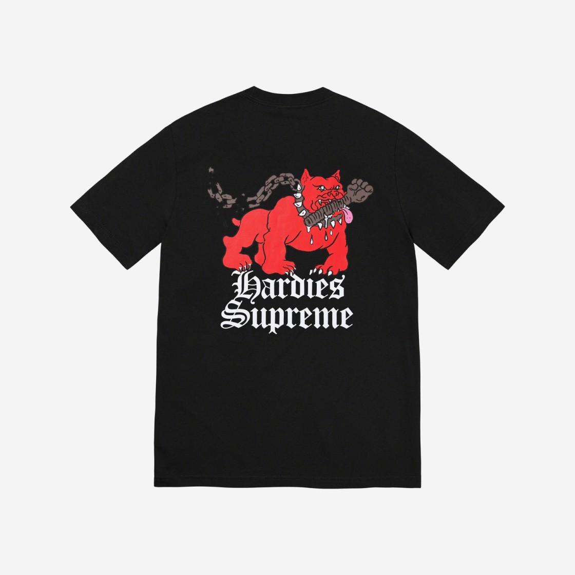 Supreme x Hardies Dog T-Shirt Black - 23SS 상세 이미지 1