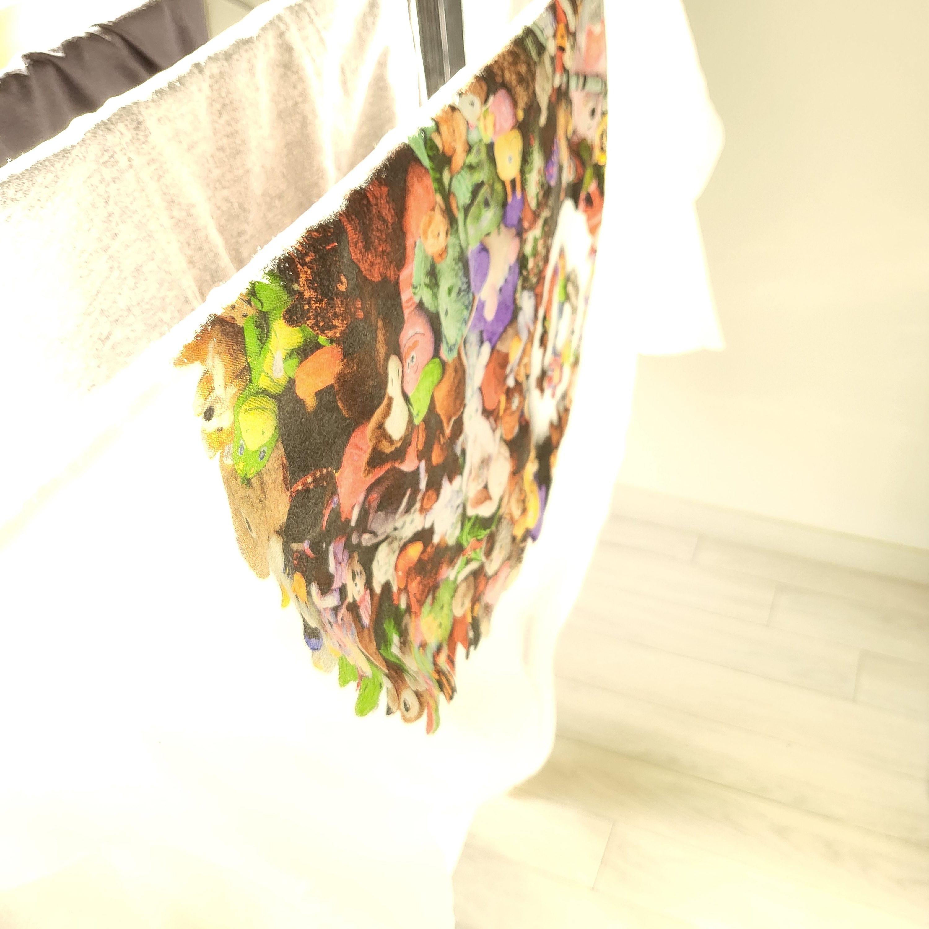 Stussy Plush T-Shirt White 착용 스타일