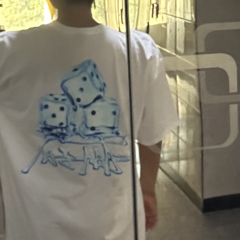 Stussy Melted T-Shirt White 착용 스타일