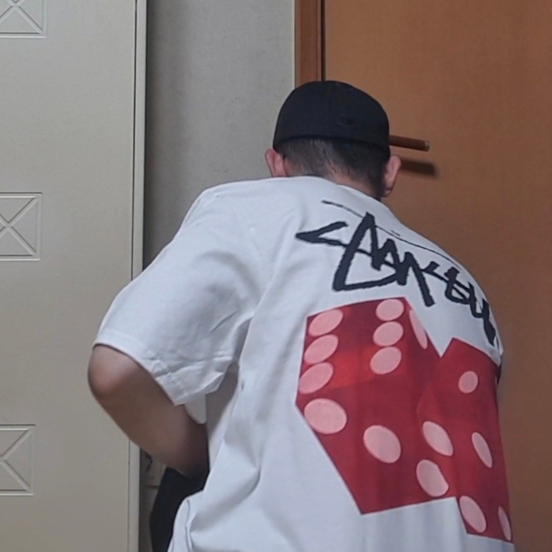 Stussy Diced Out T-Shirt White 착용 스타일 - 3