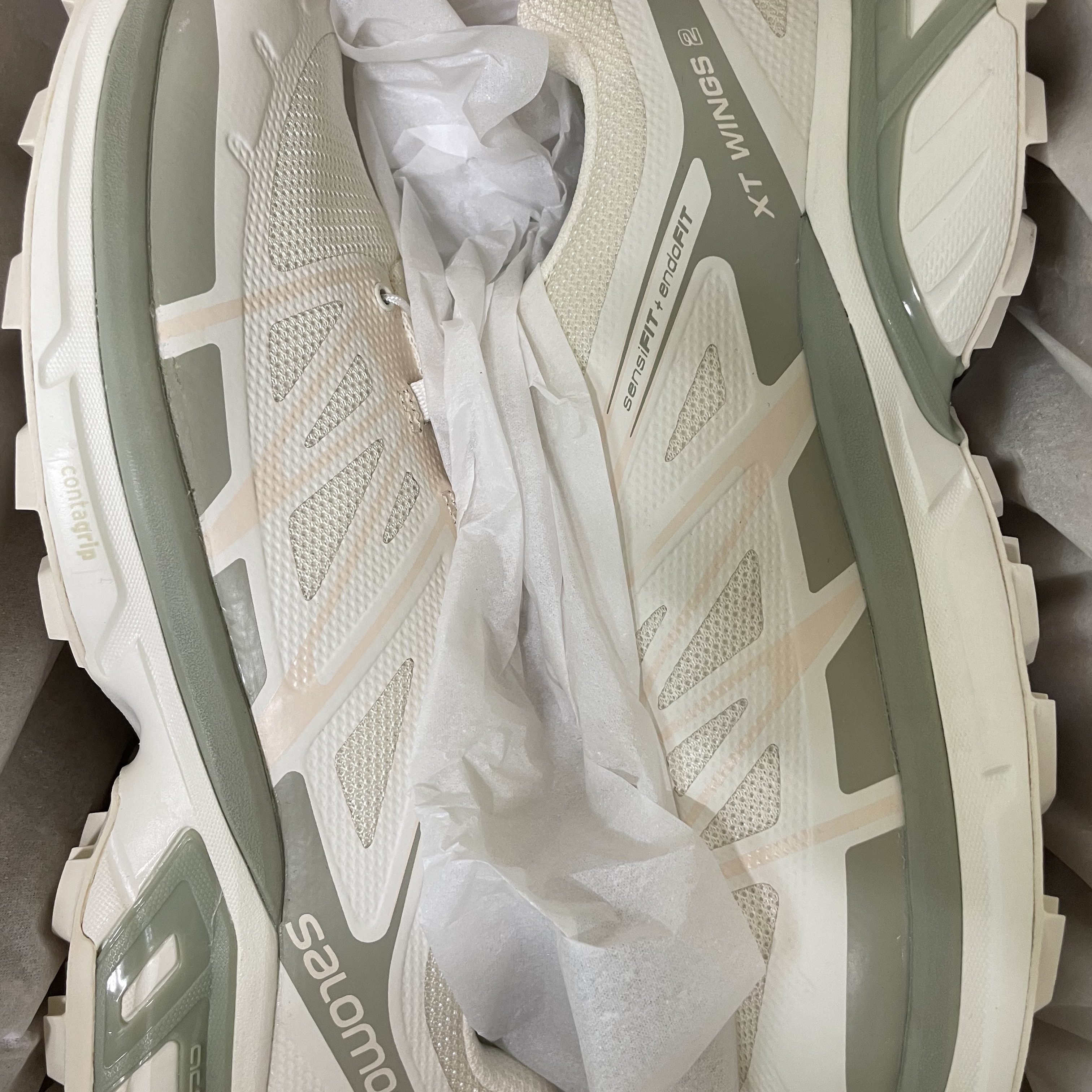 Salomon XT-Wings 2 Vanilla Ice 착용 스타일