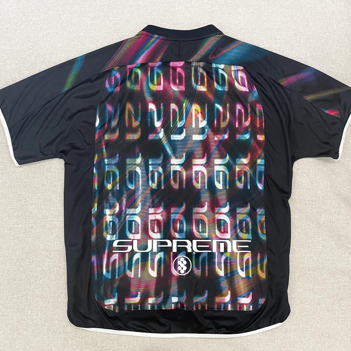 Supreme Feedback Soccer Jersey Black - 23SS 착용 스타일 - 3