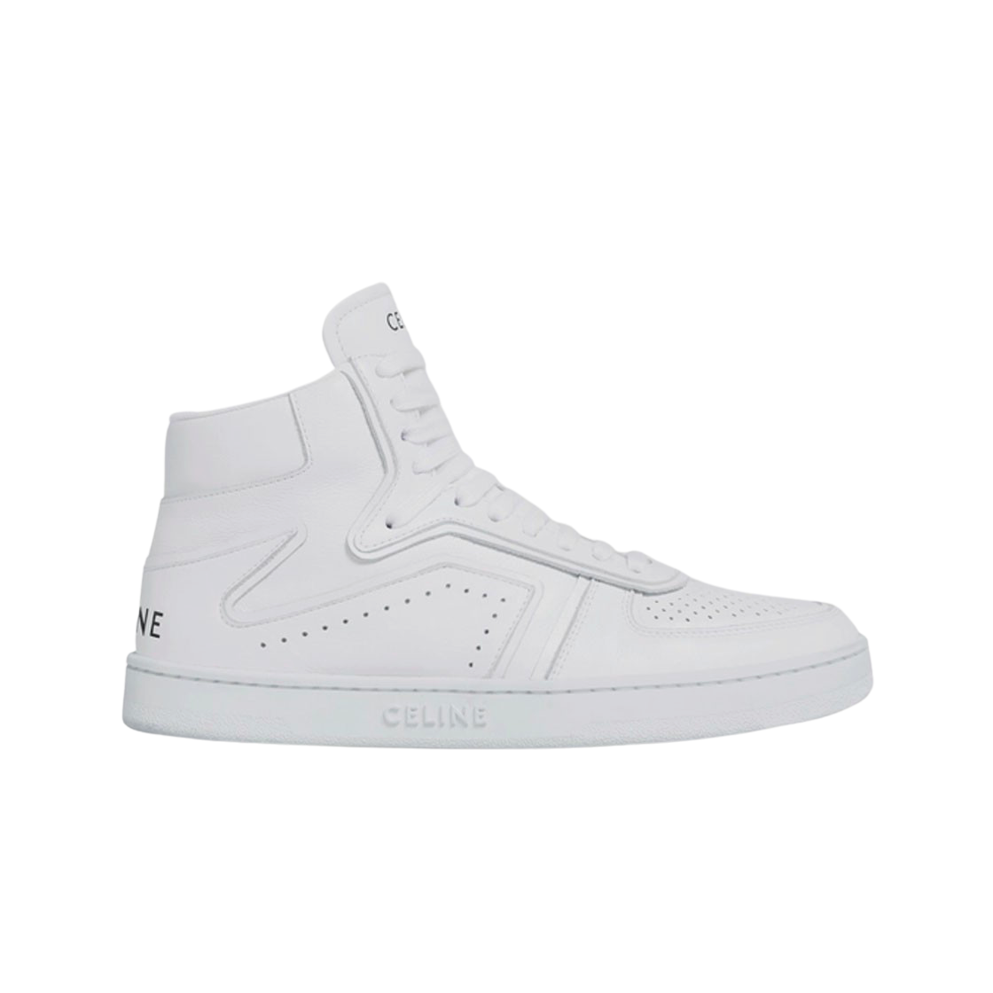 (W) 셀린느 Z 트레이너 CT-01 하이탑 카프스킨 스니커즈 옵틱 화이트