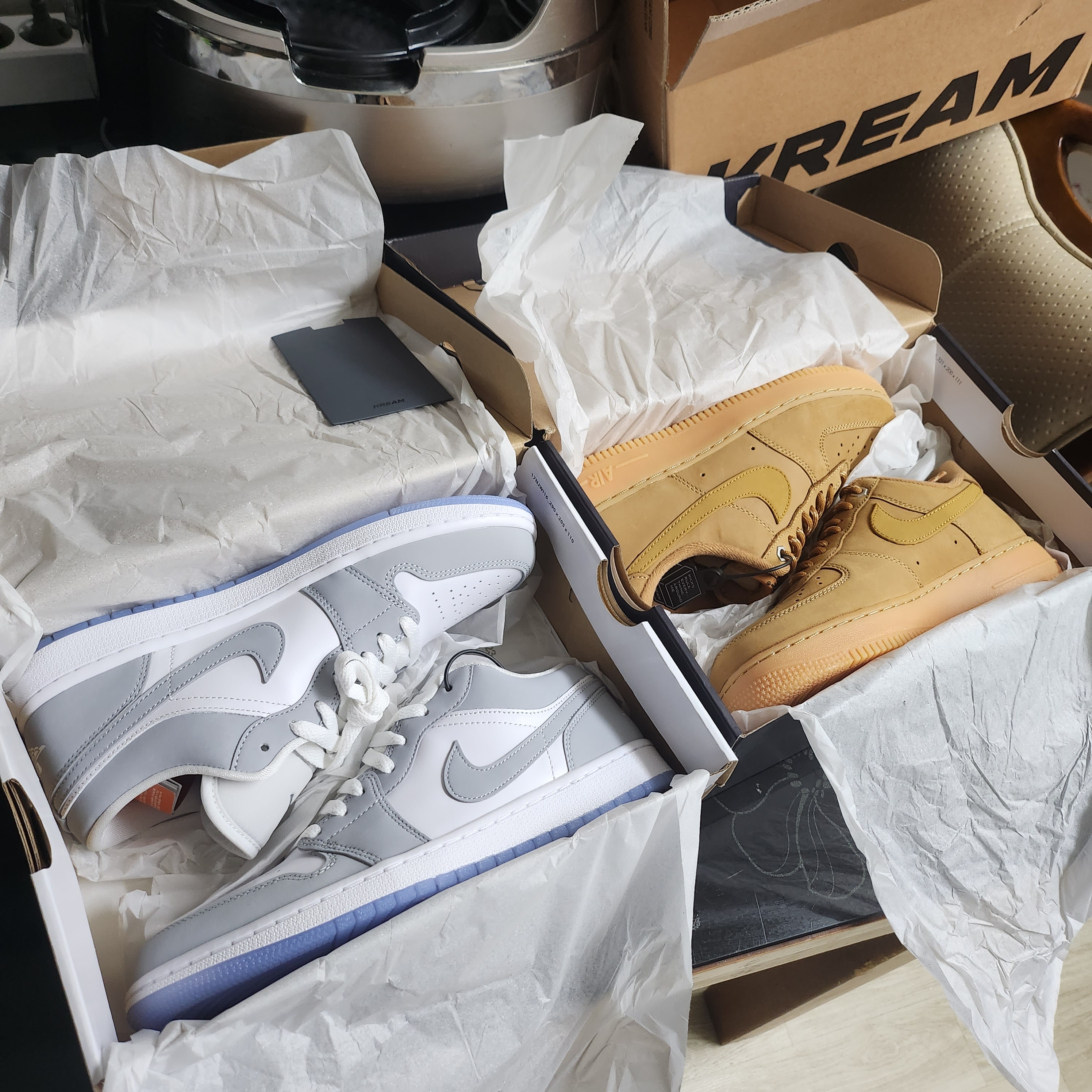 Nike Air Force 1 '07 WB Flax 착용 스타일 - 2